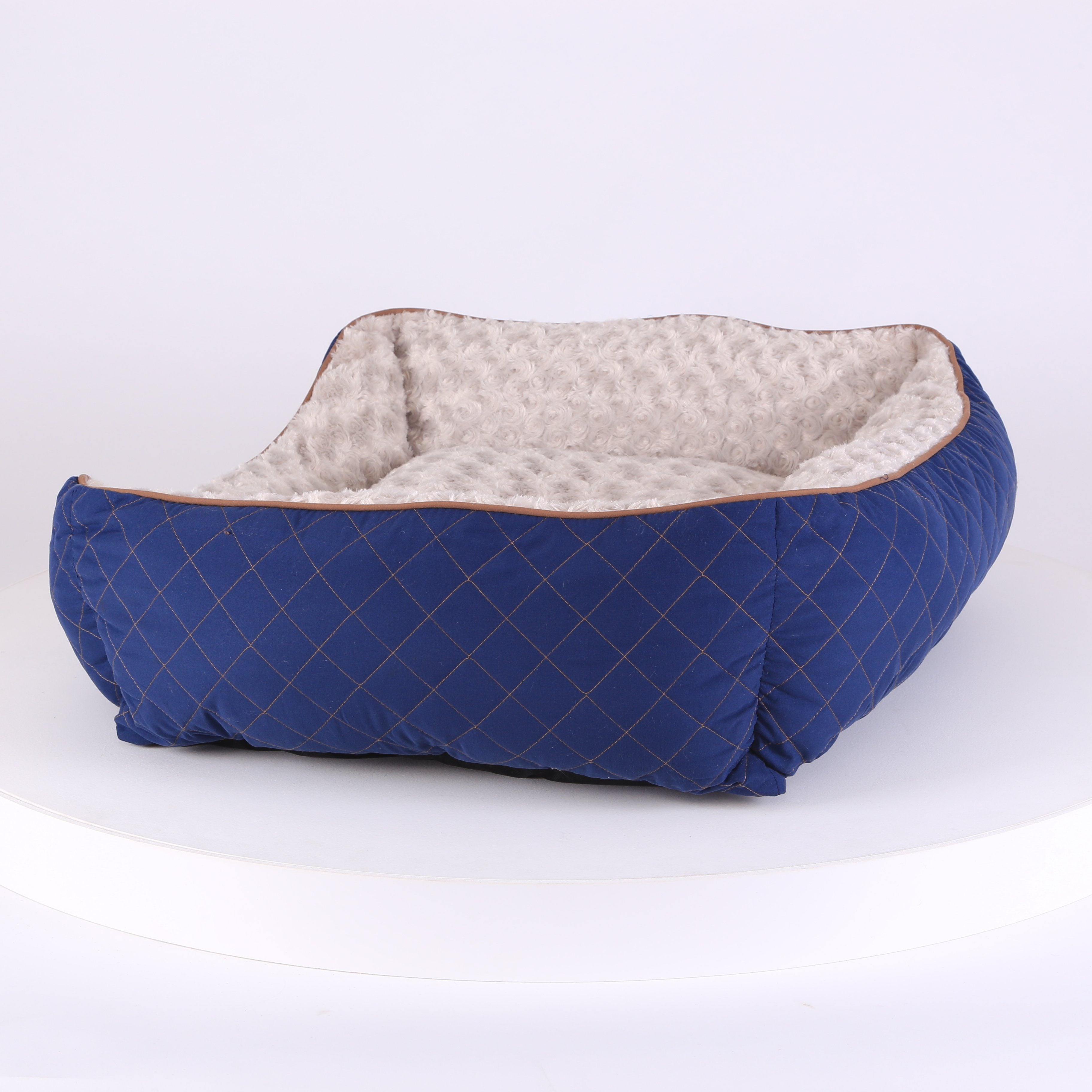 Wilton Box Dog Bed - Blue Dog Bed Scruffs®