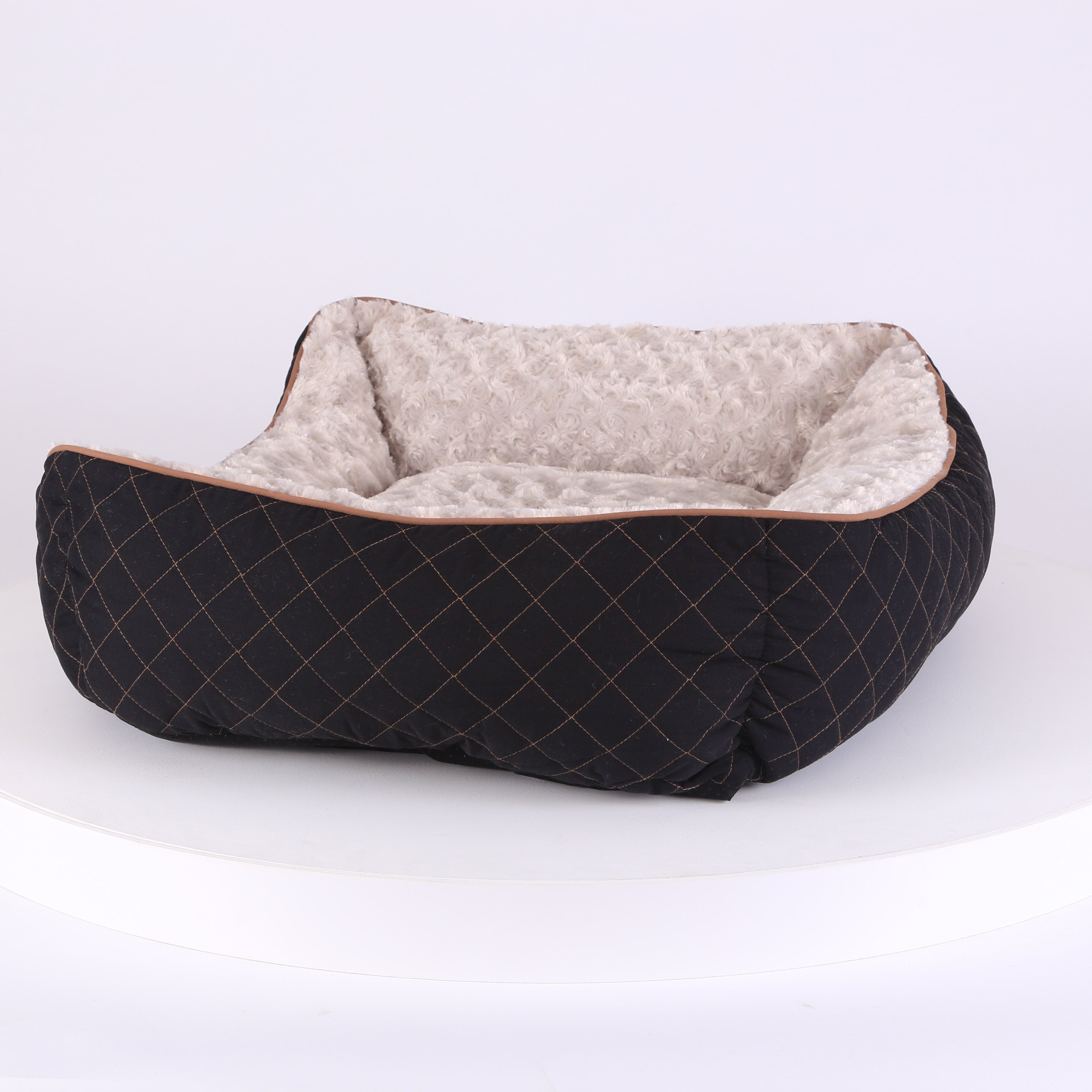Wilton Box Dog Bed - Black Dog Bed Scruffs®