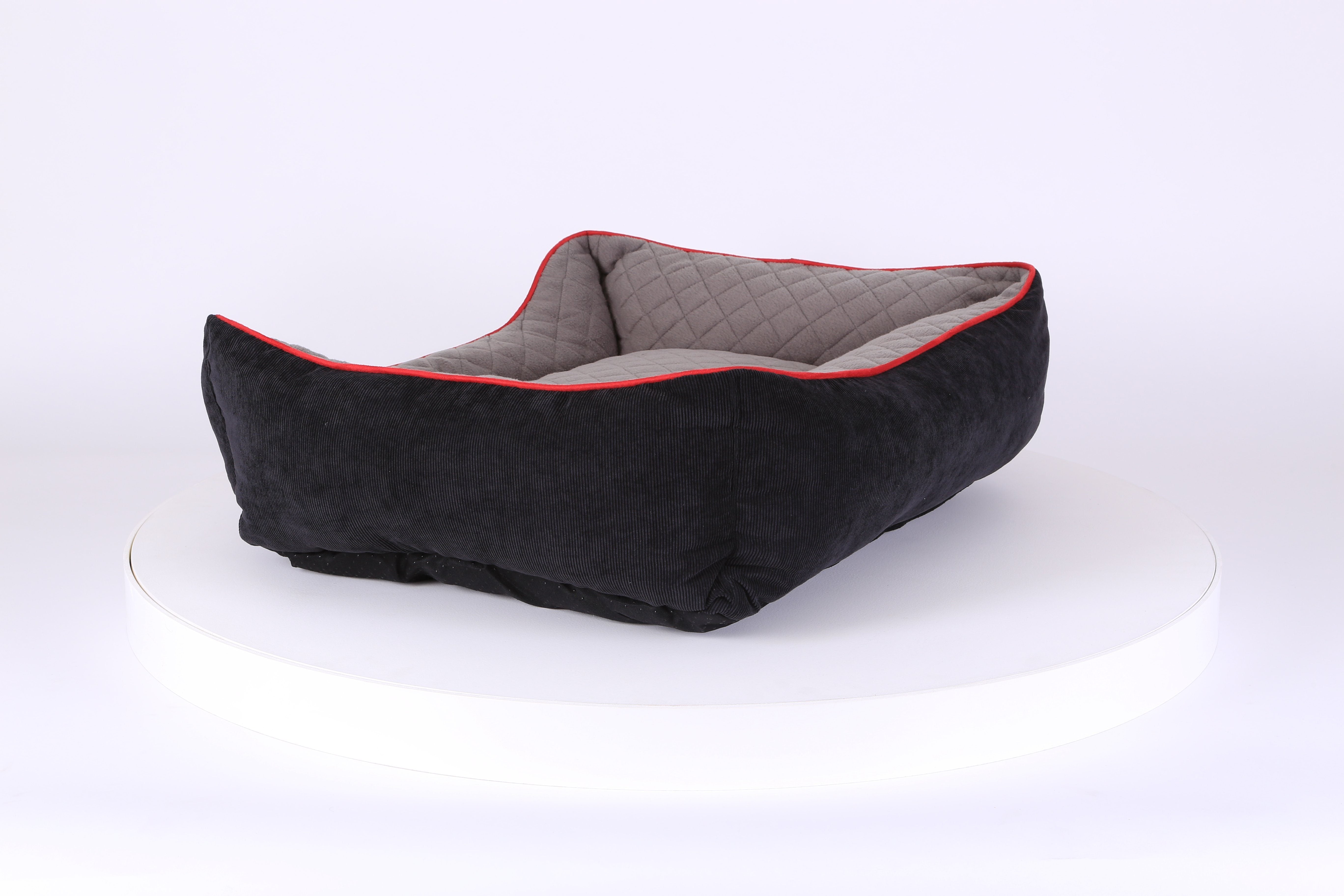 Thermal Box Bed - Black & Grey Dog Bed Scruffs® 