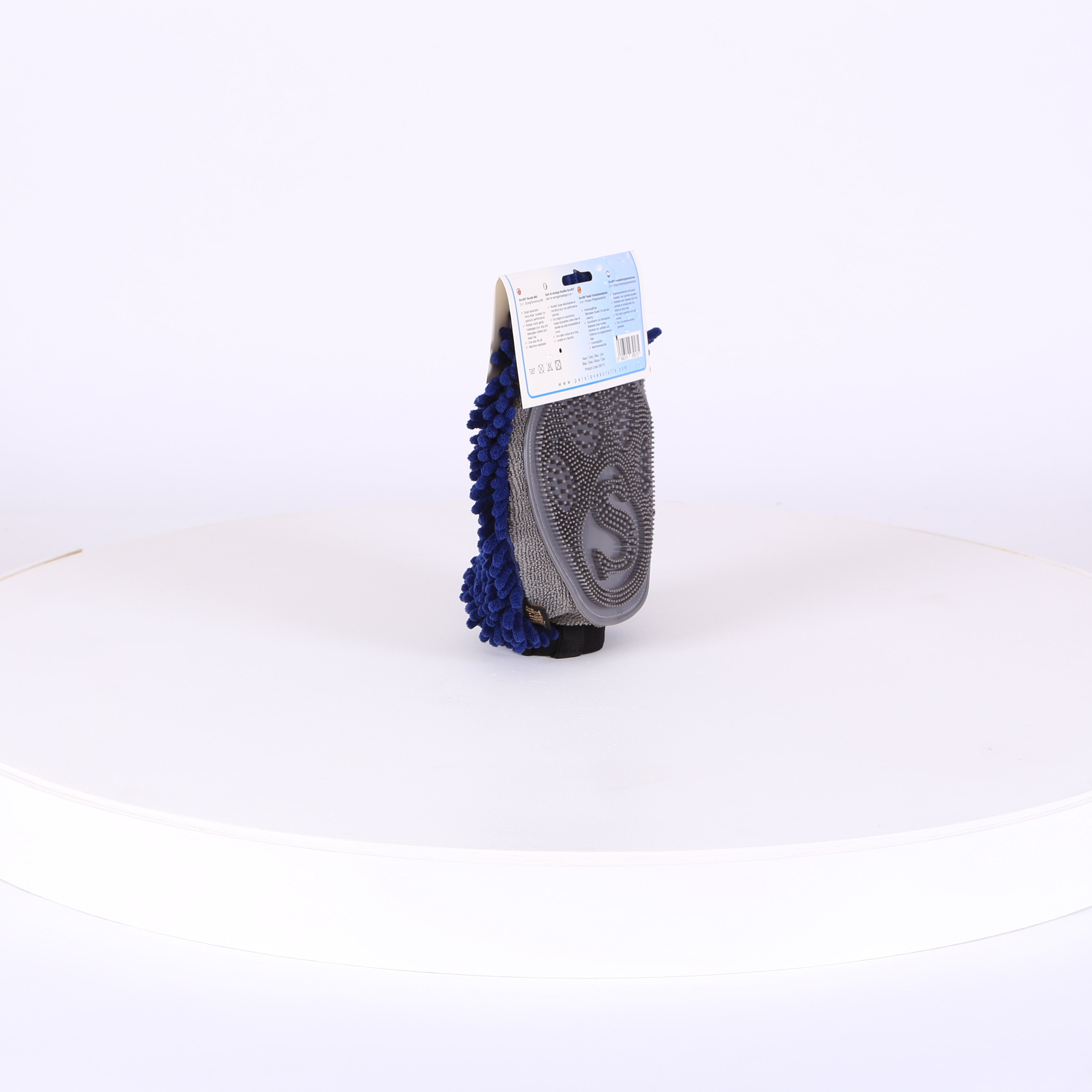 Noodle Dry Mitt - Blue Dog Grooming Scruffs®