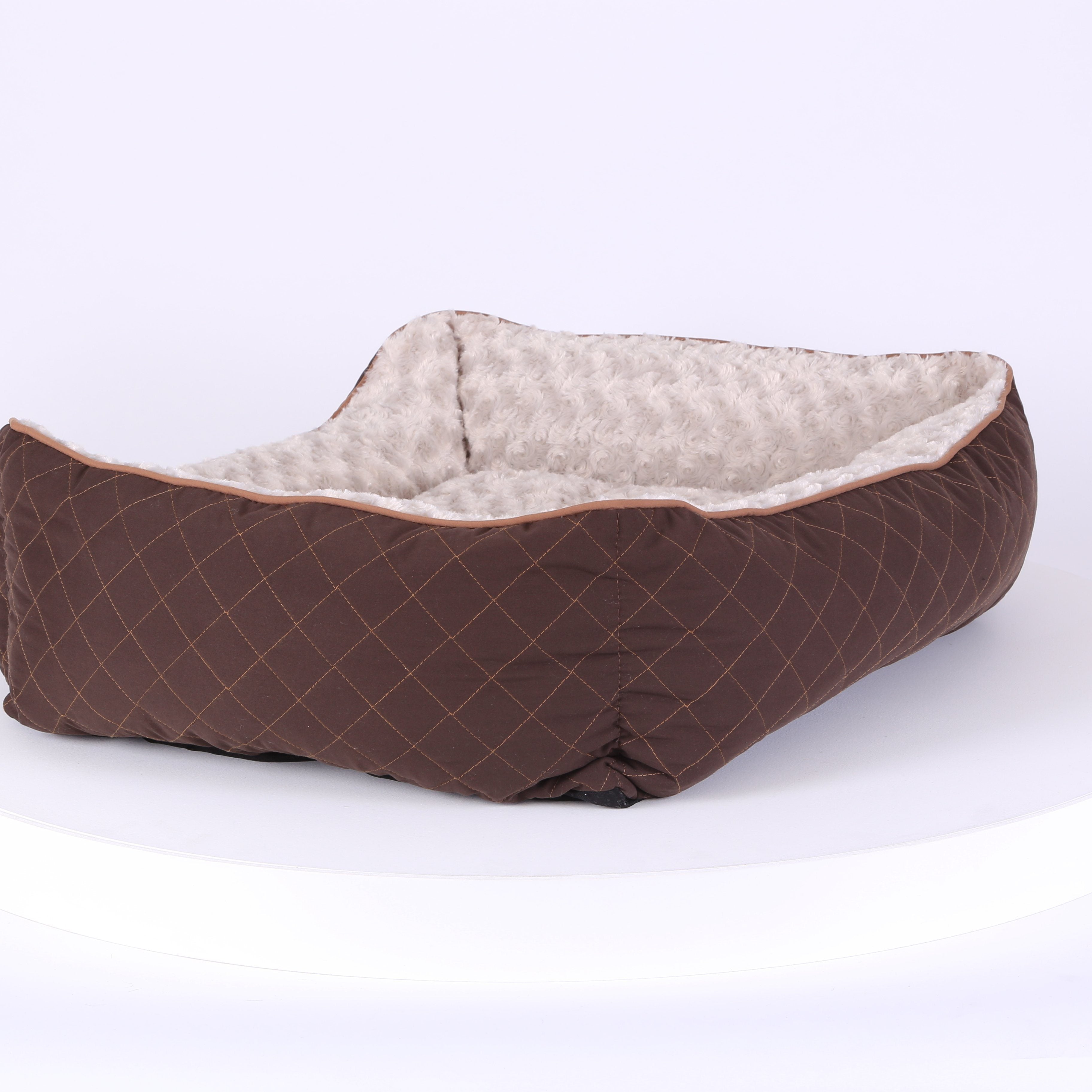 Wilton Box Dog Bed - Brown Dog Bed Scruffs®