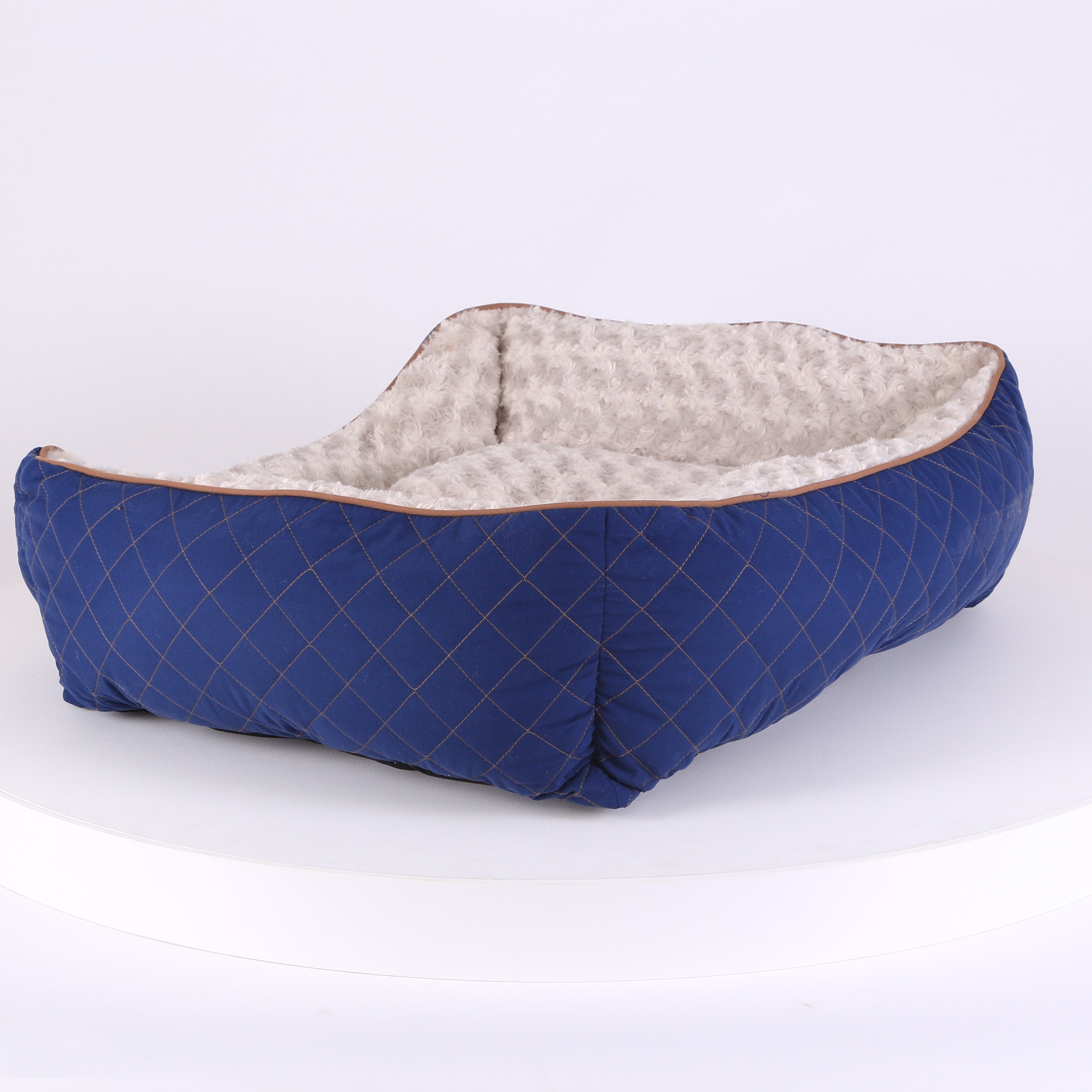 Wilton Box Dog Bed - Blue Dog Bed Scruffs®