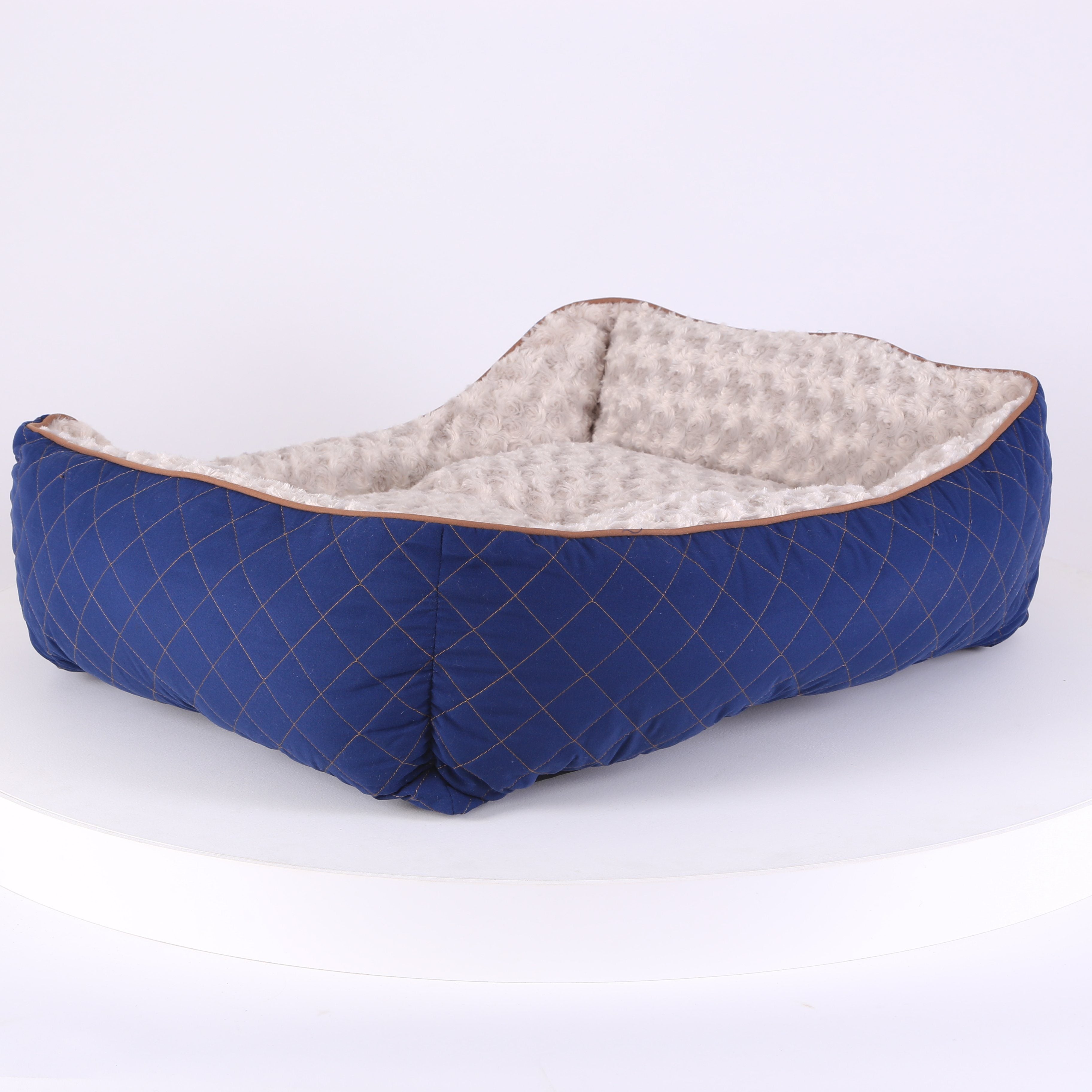 Wilton Box Dog Bed - Blue Dog Bed Scruffs®