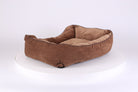 Chester Box Dog Bed - Chocolate Brown Dog Bed Scruffs®