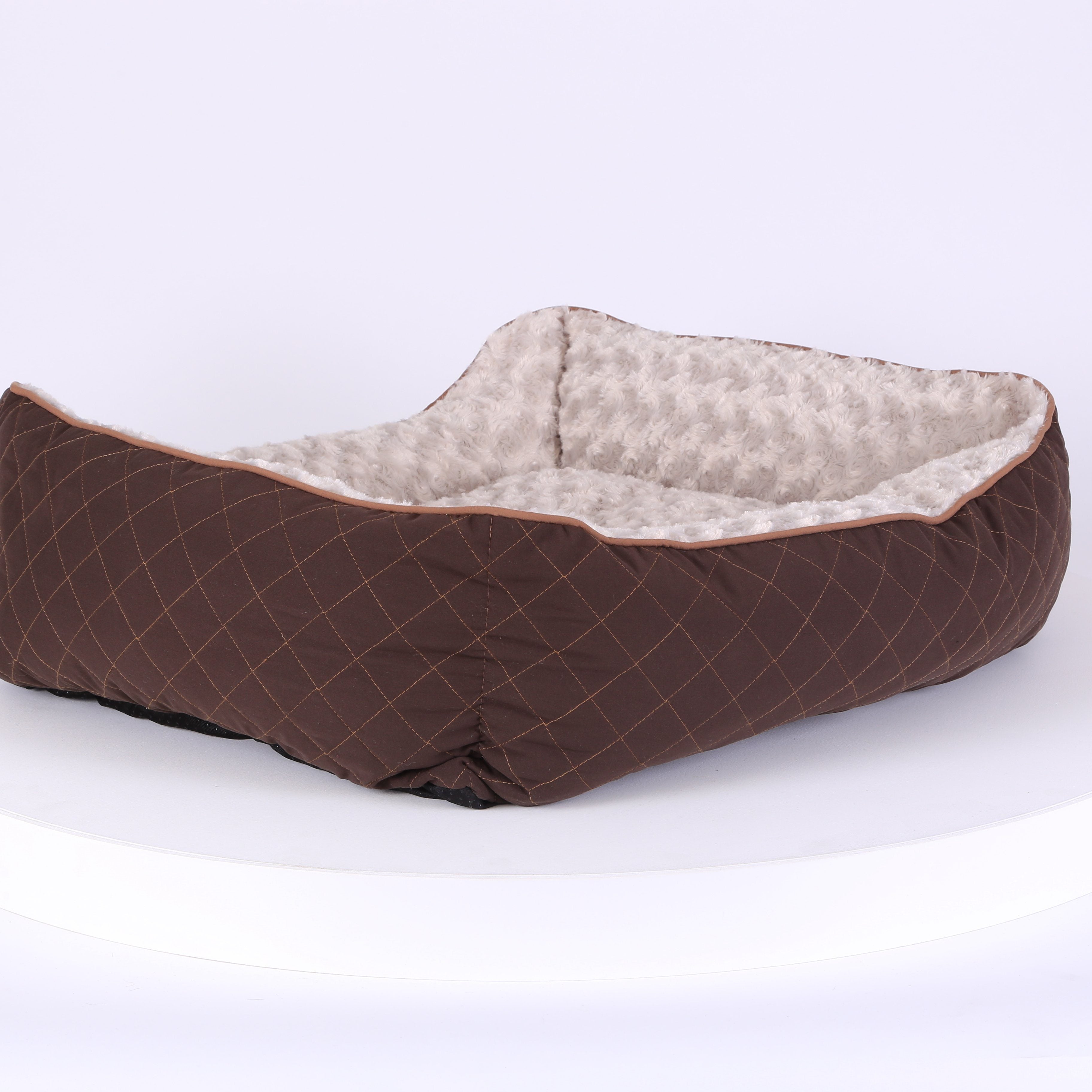 Wilton Box Dog Bed - Brown Dog Bed Scruffs®