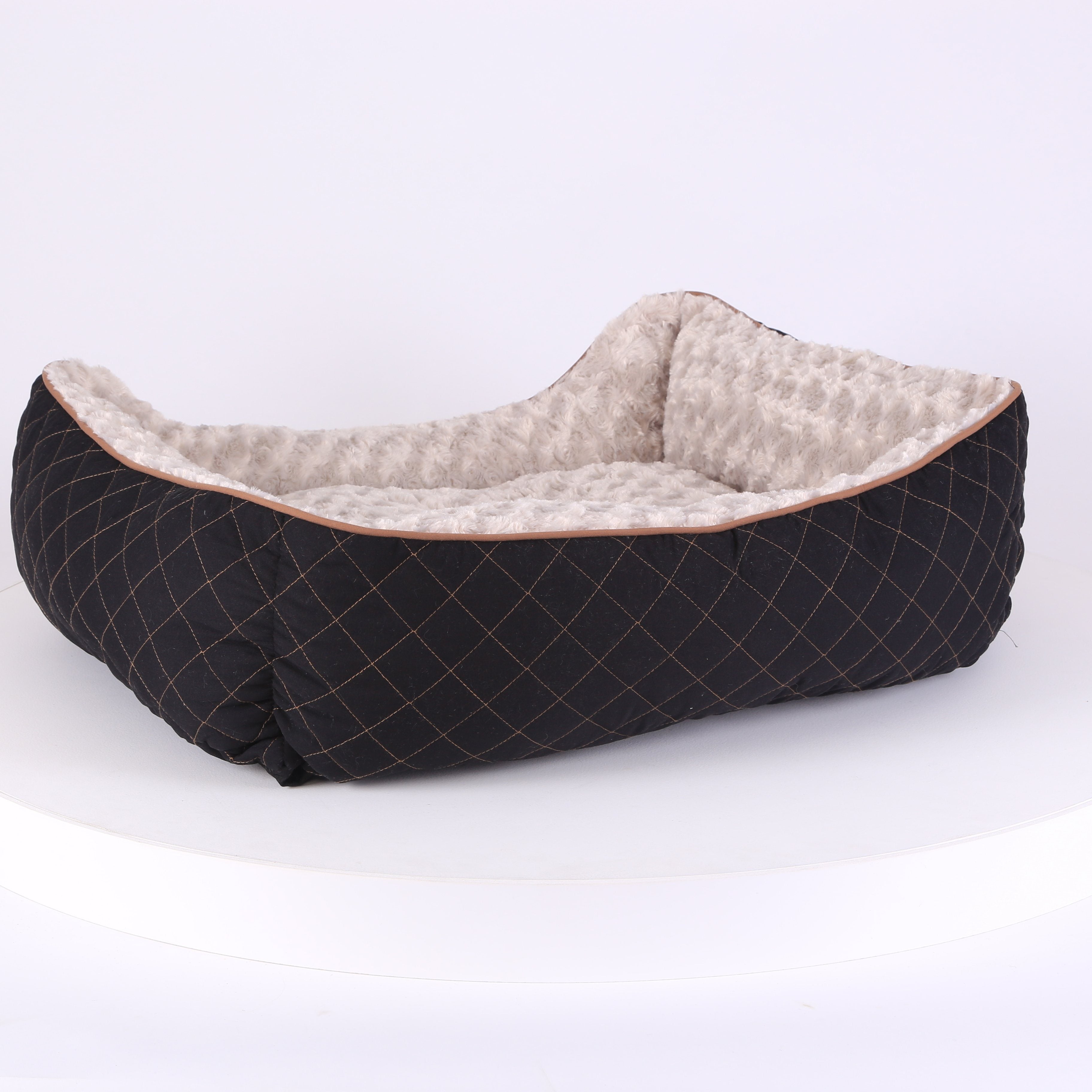 Wilton Box Dog Bed - Black Dog Bed Scruffs®