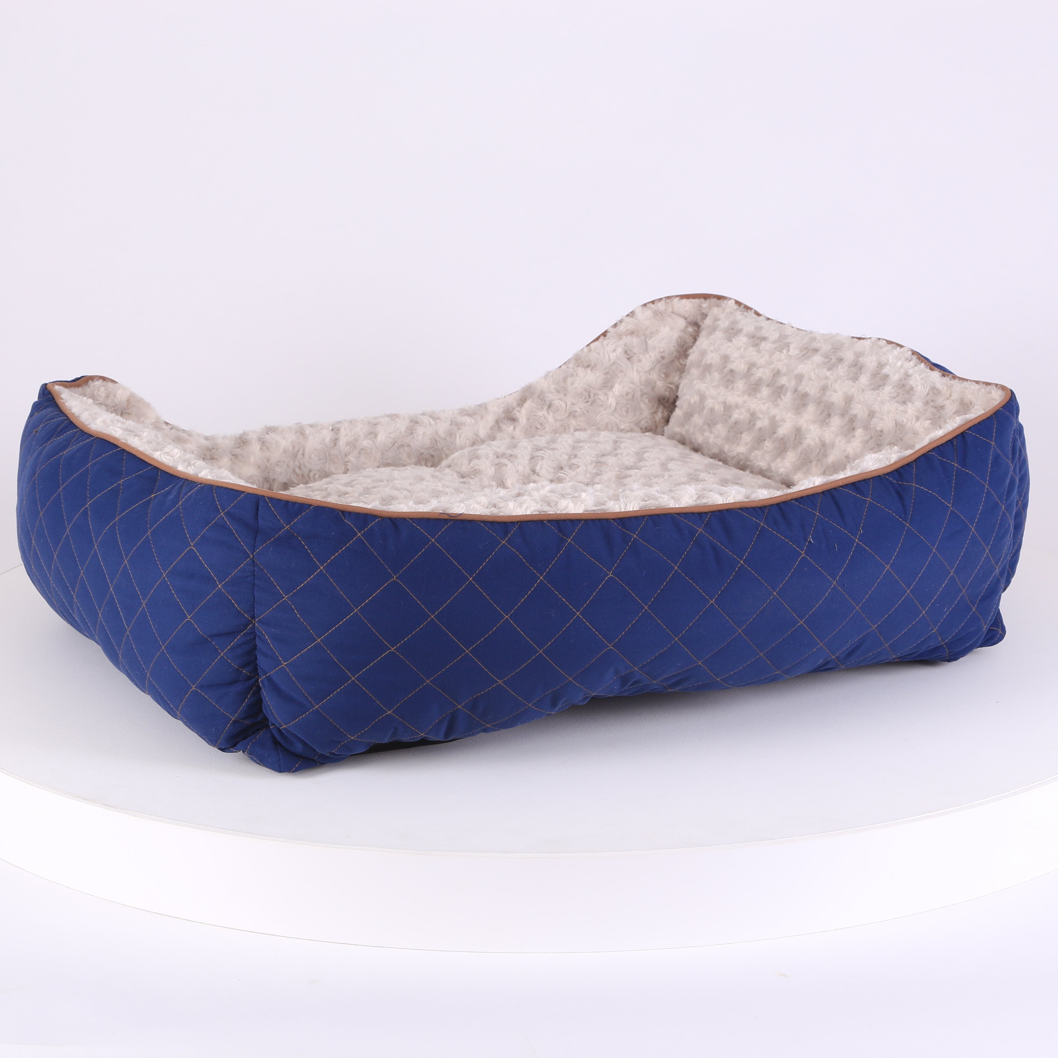 Wilton Box Dog Bed - Blue Dog Bed Scruffs®