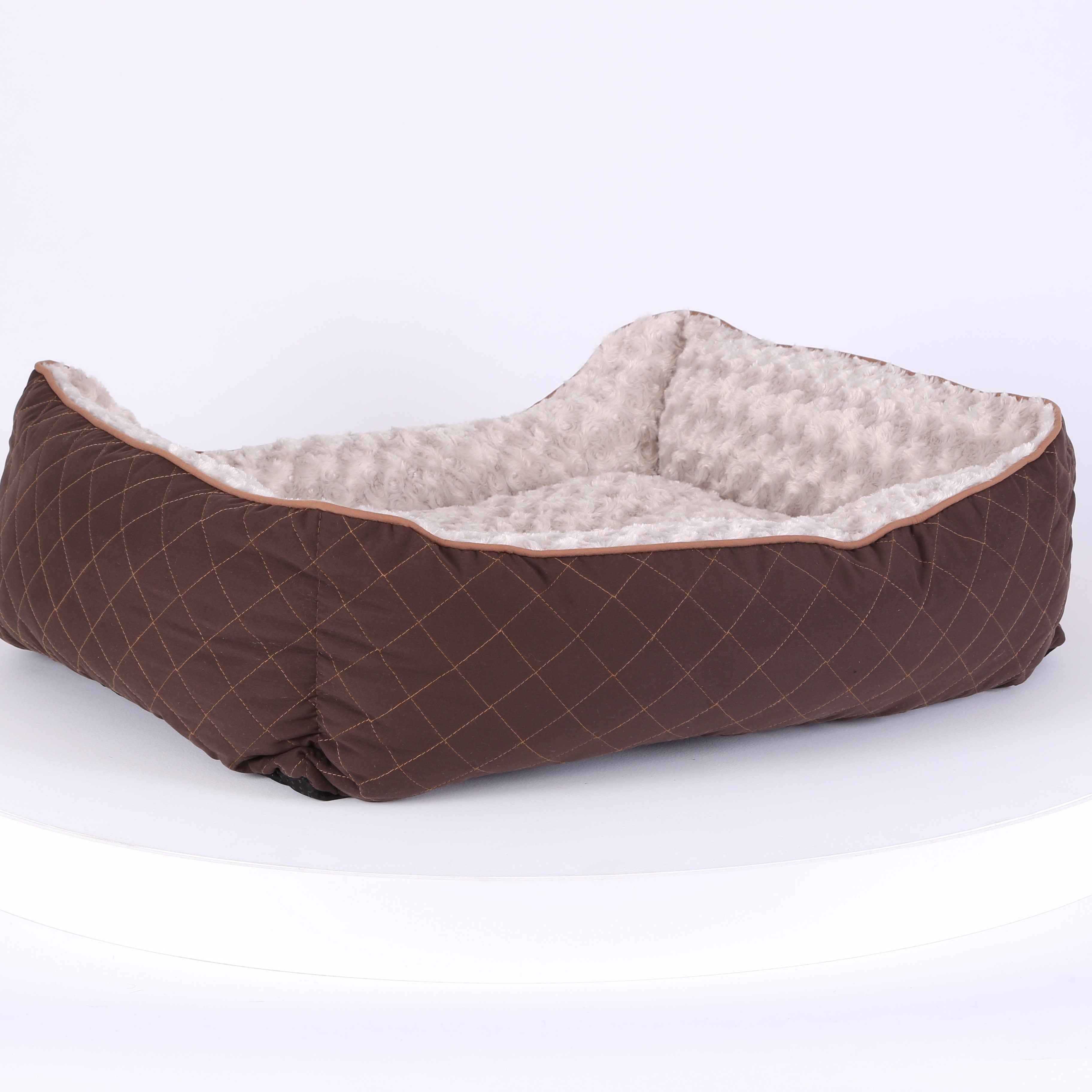 Wilton Box Dog Bed - Brown Dog Bed Scruffs®
