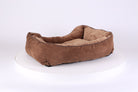Chester Box Dog Bed - Chocolate Brown Dog Bed Scruffs®