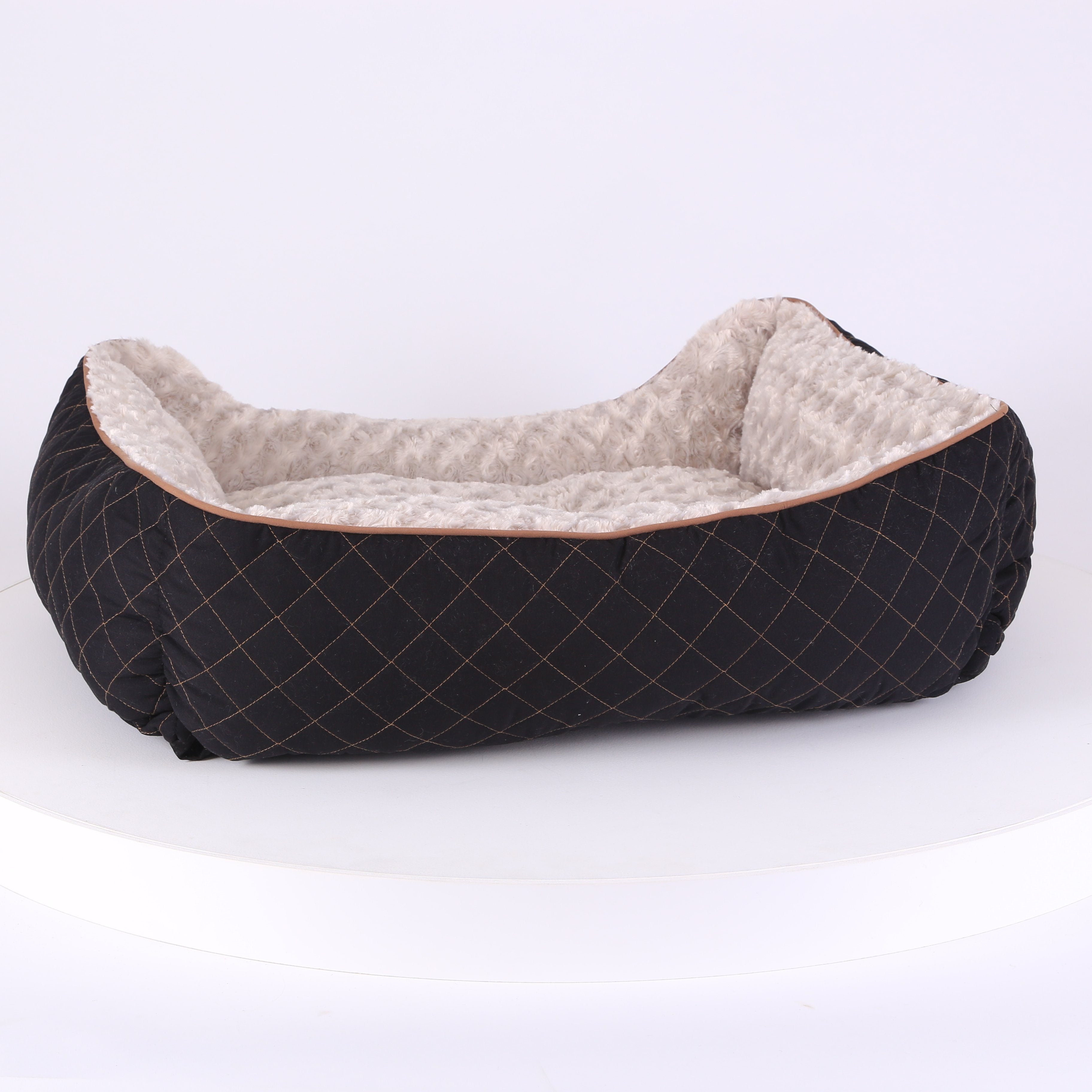 Wilton Box Dog Bed - Black Dog Bed Scruffs®