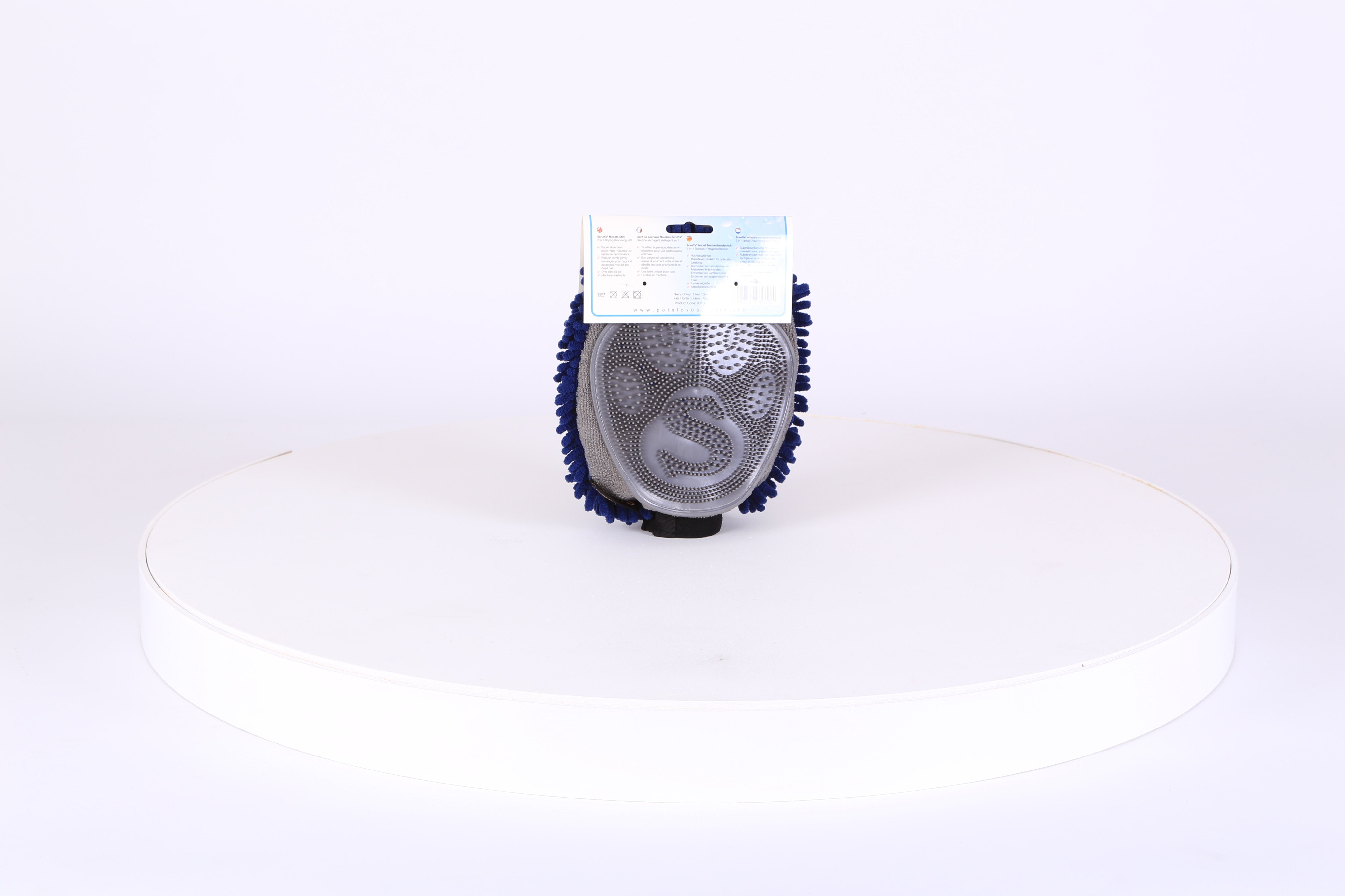 Noodle Dry Mitt - Blue Dog Grooming Scruffs® 