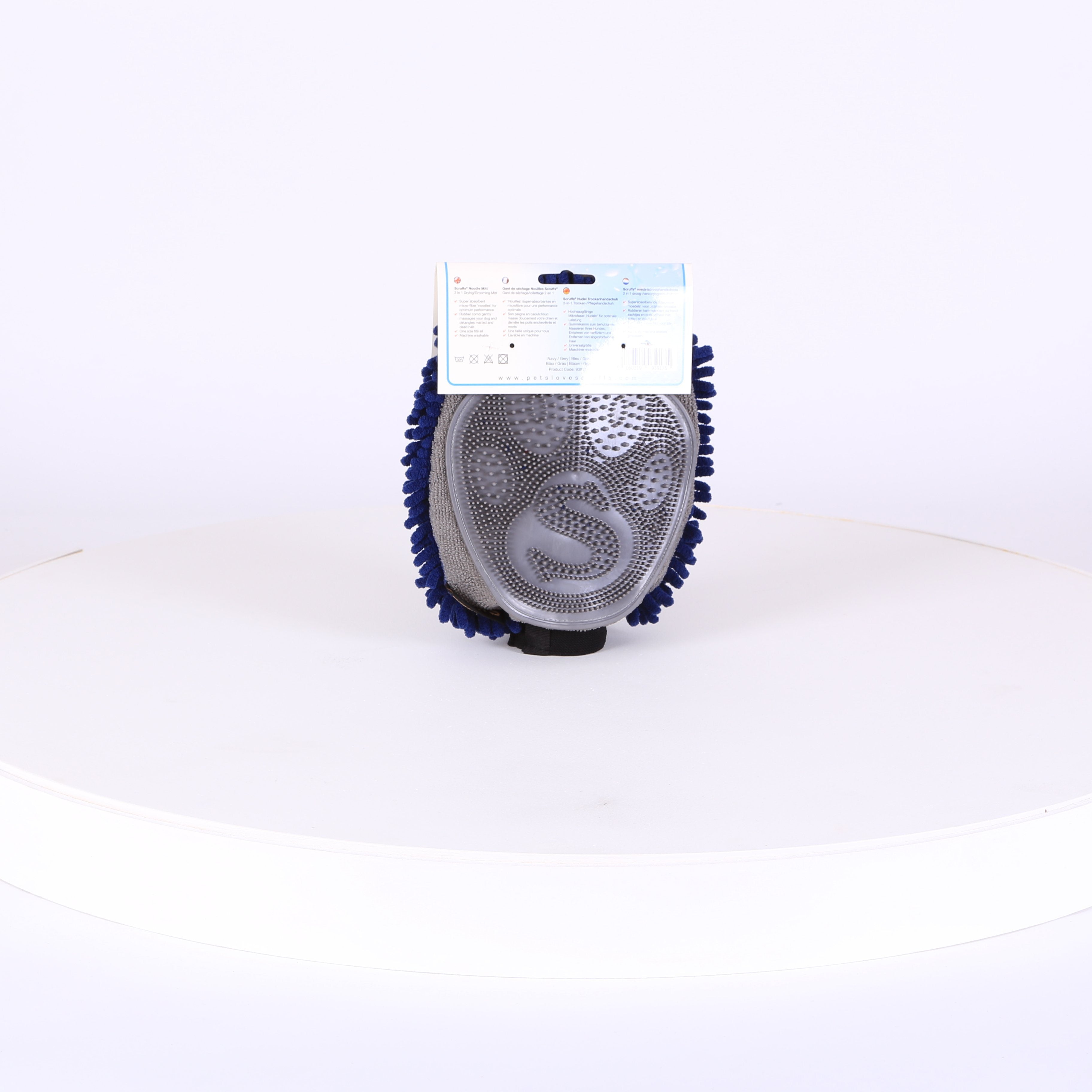 Noodle Dry Mitt - Blue Dog Grooming Scruffs®