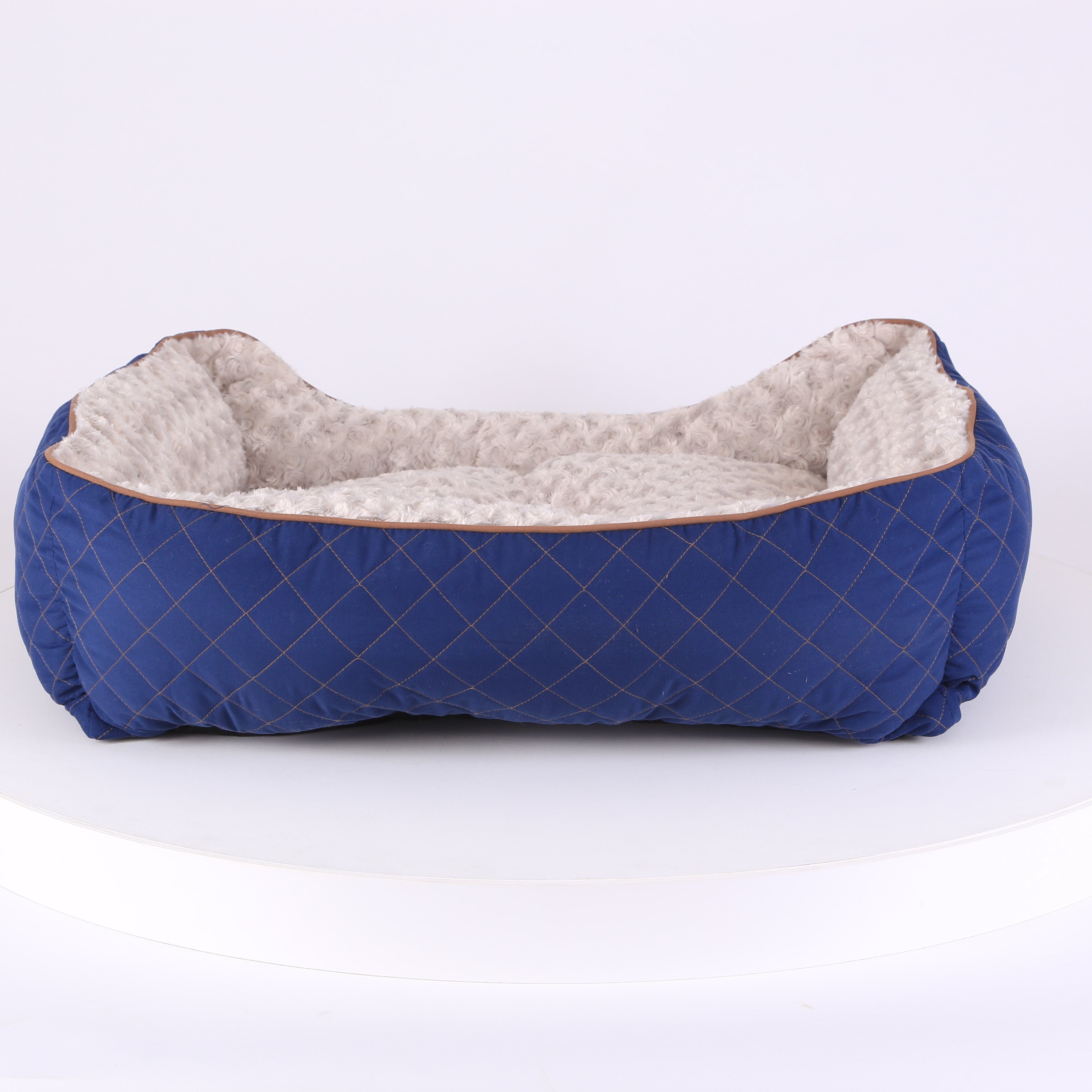 Wilton Box Dog Bed - Blue Dog Bed Scruffs®