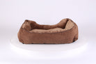Chester Box Dog Bed - Chocolate Brown Dog Bed Scruffs®