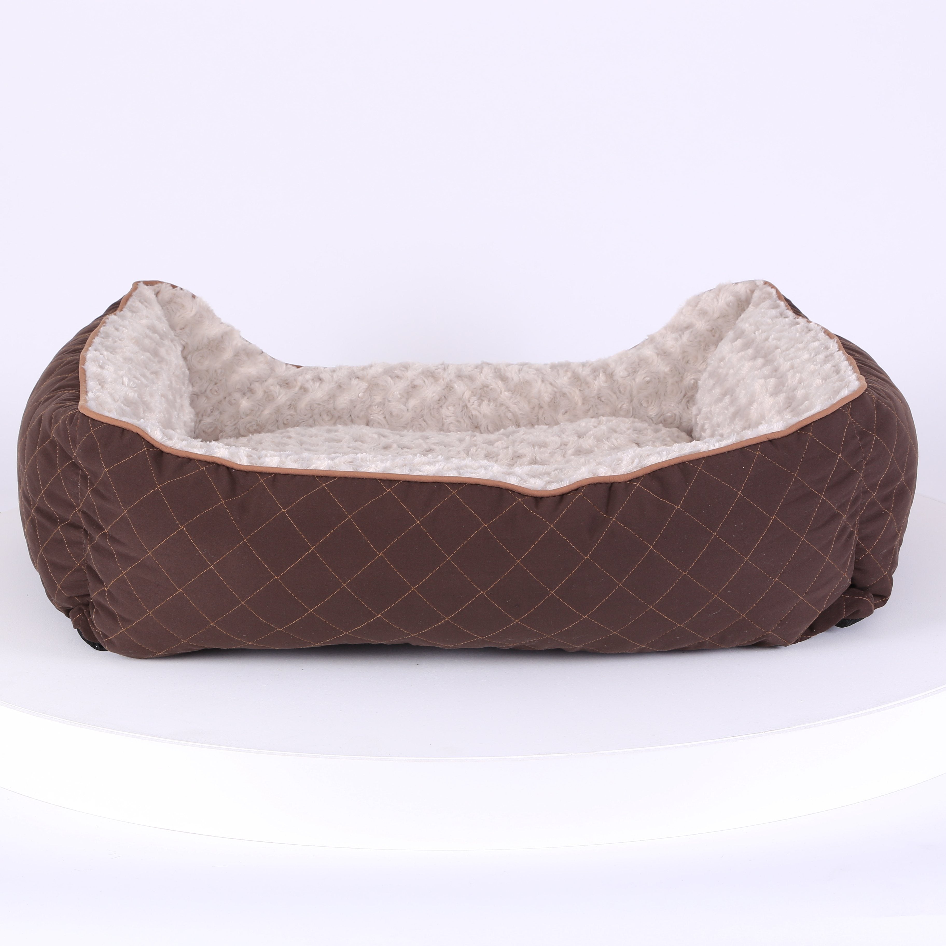 Wilton Box Dog Bed - Brown Dog Bed Scruffs®