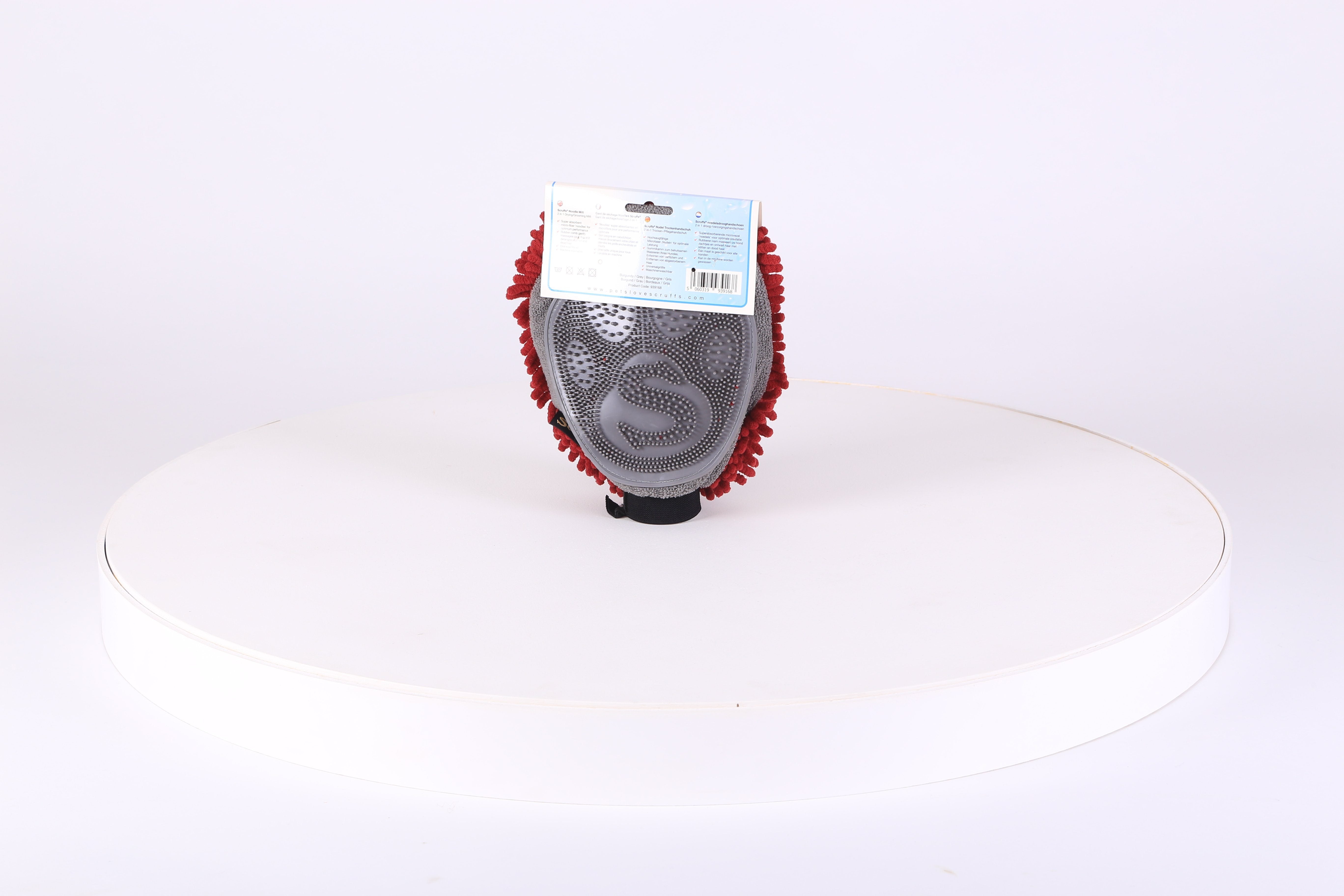 Noodle Dry Mitt - Burgundy Dog Grooming Scruffs® 