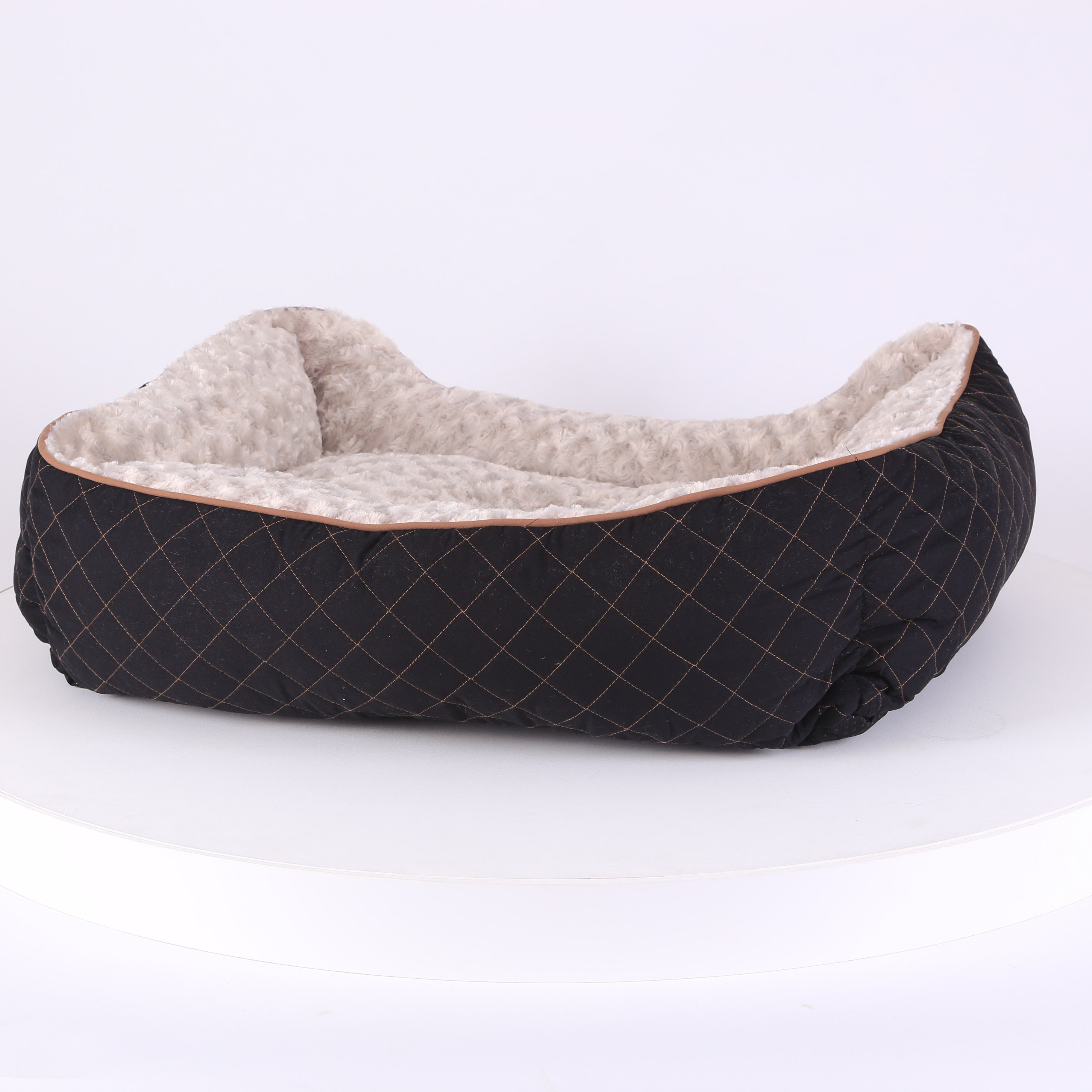 Wilton Box Dog Bed - Black Dog Bed Scruffs®