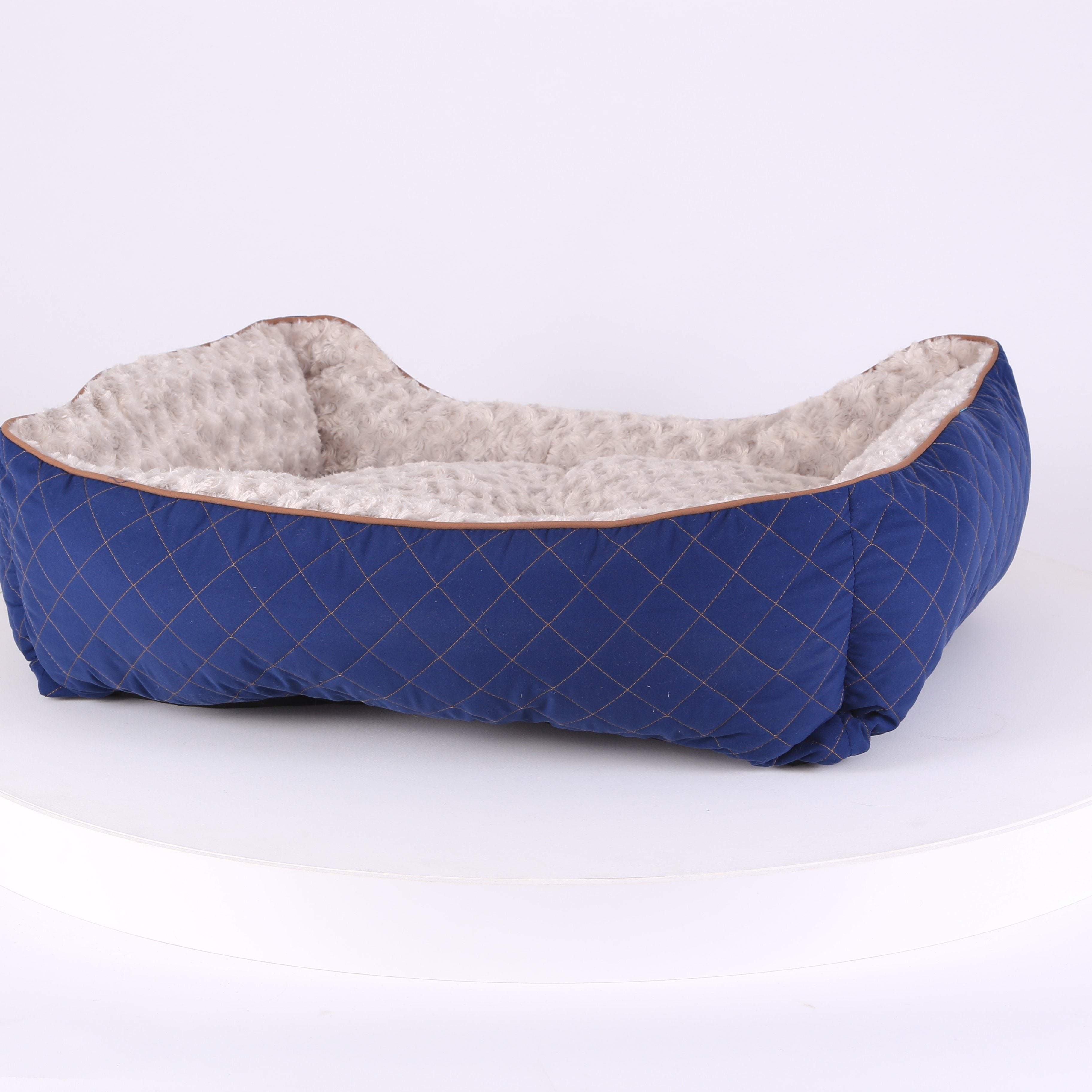 Wilton Box Dog Bed - Blue Dog Bed Scruffs®