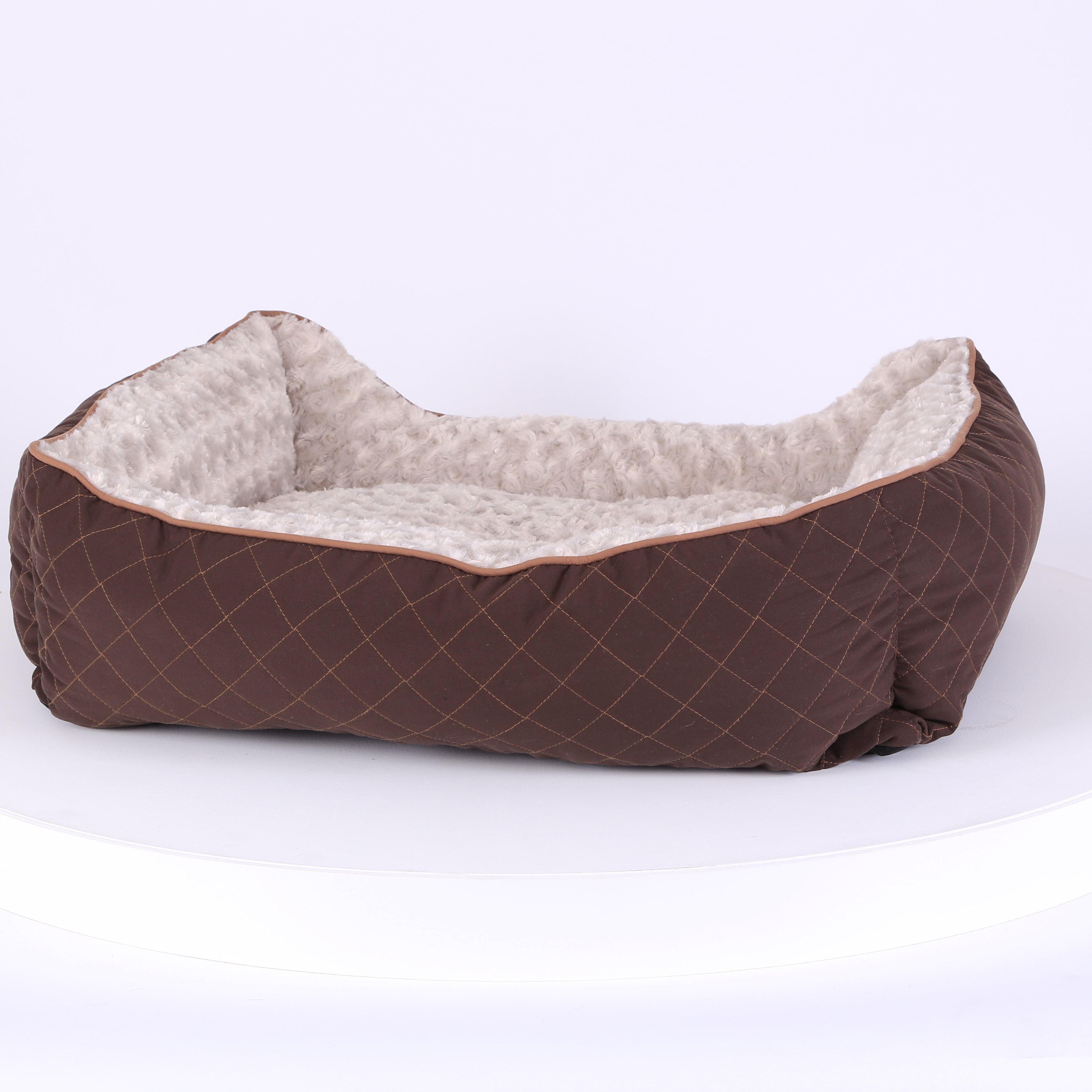 Wilton Box Dog Bed - Brown Dog Bed Scruffs®