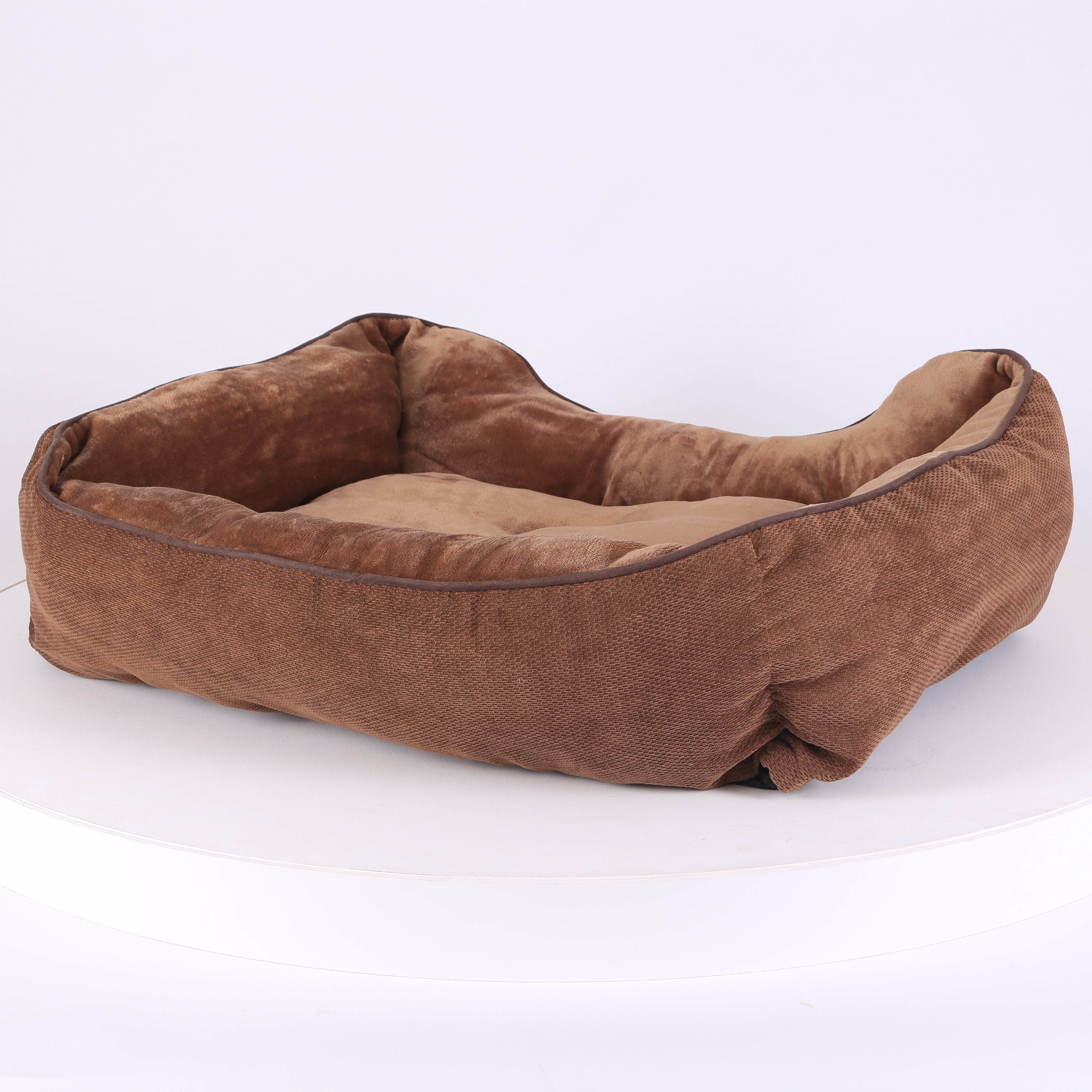 Chester Box Dog Bed - Chocolate Brown Dog Bed Scruffs®