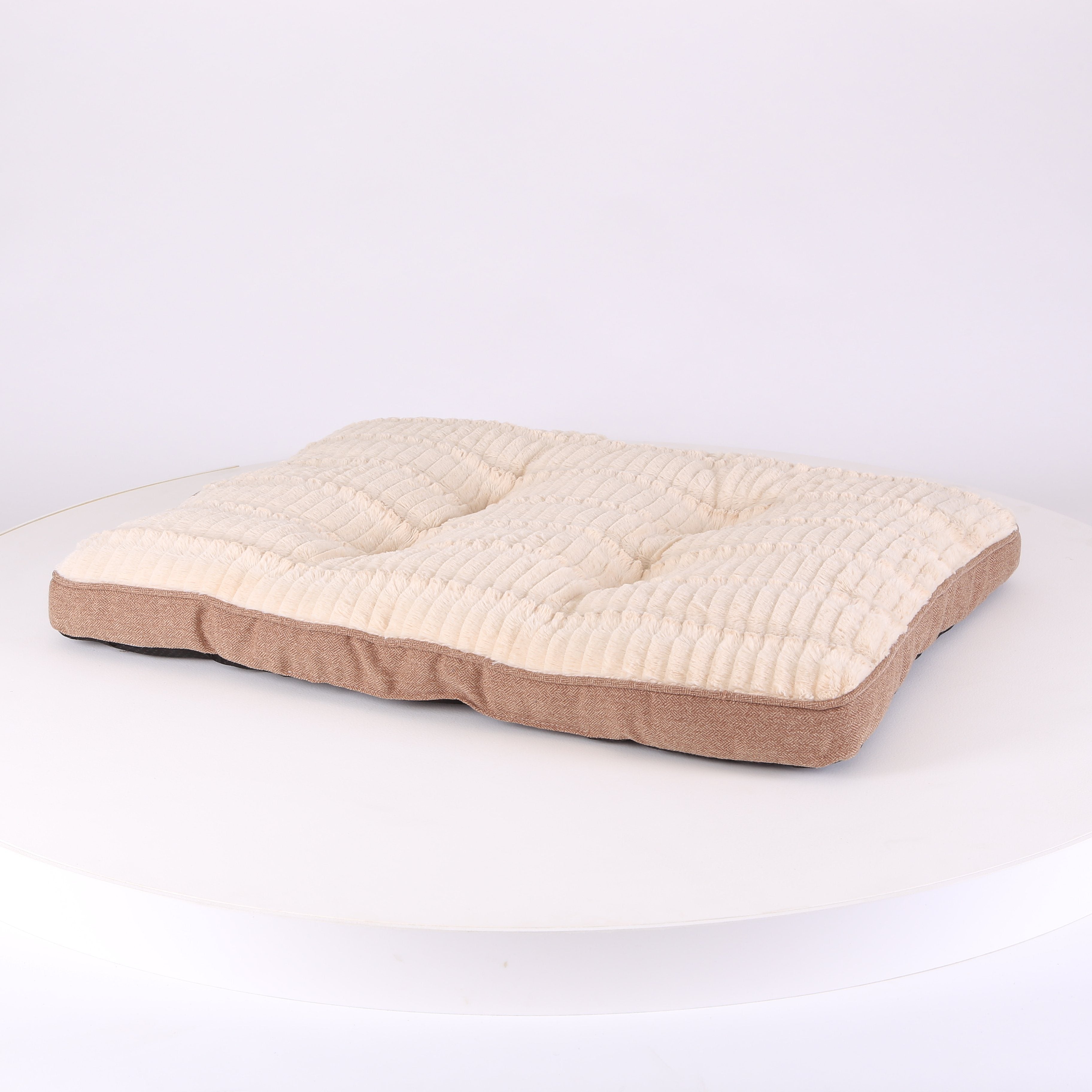 Ellen Dog Mattress - Tan Dog Bed Scruffs®