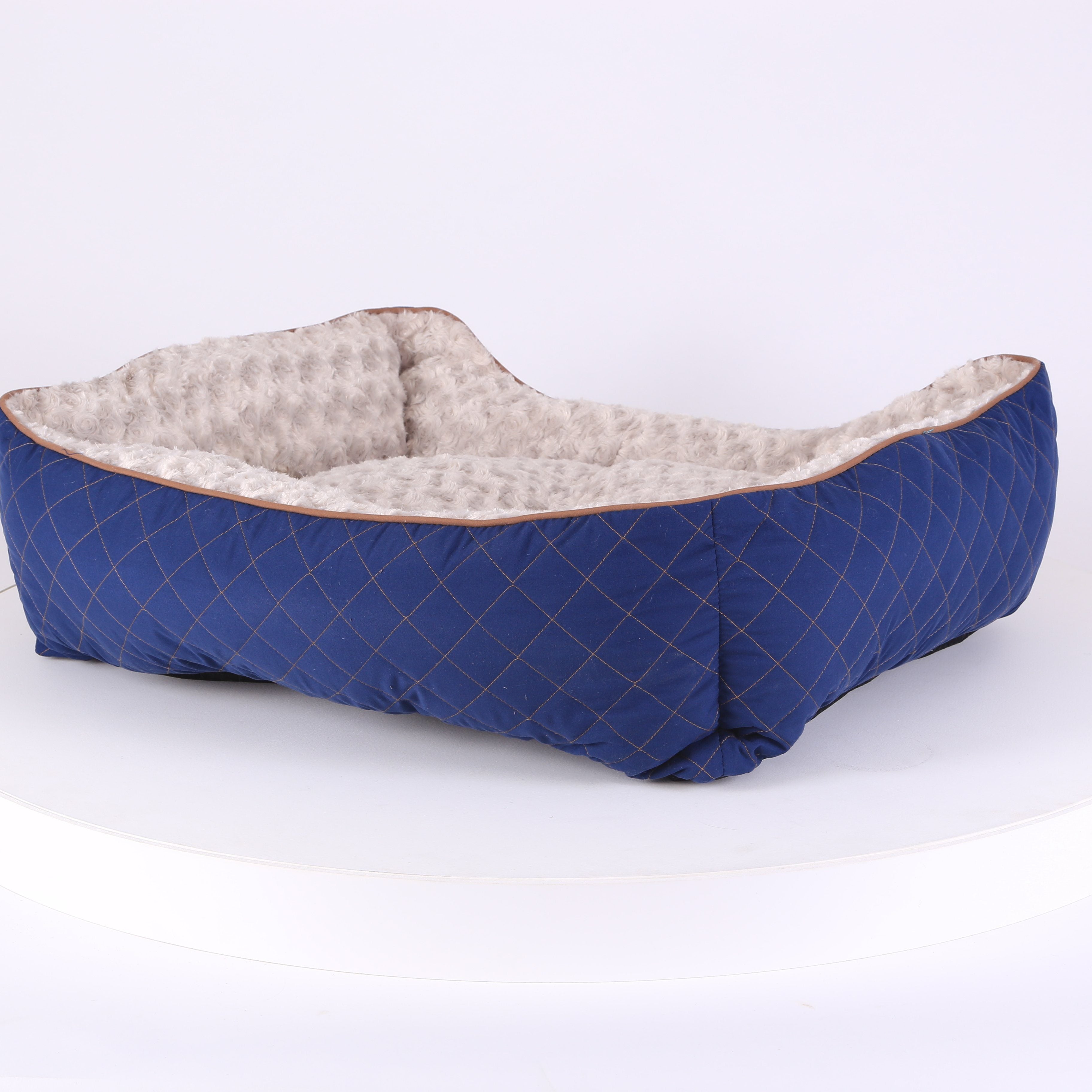 Wilton Box Dog Bed - Blue Dog Bed Scruffs®