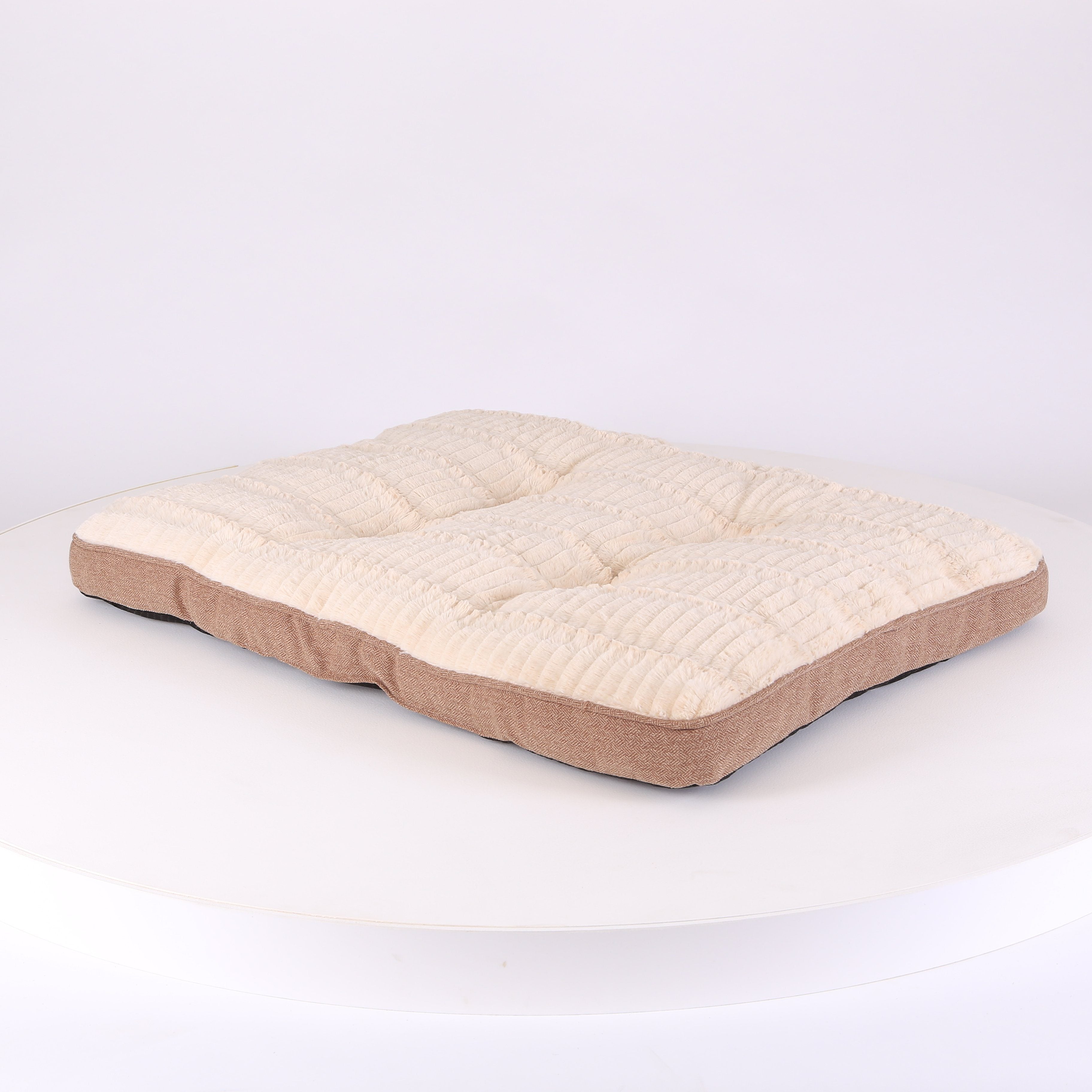 Ellen Dog Mattress - Tan Dog Bed Scruffs®