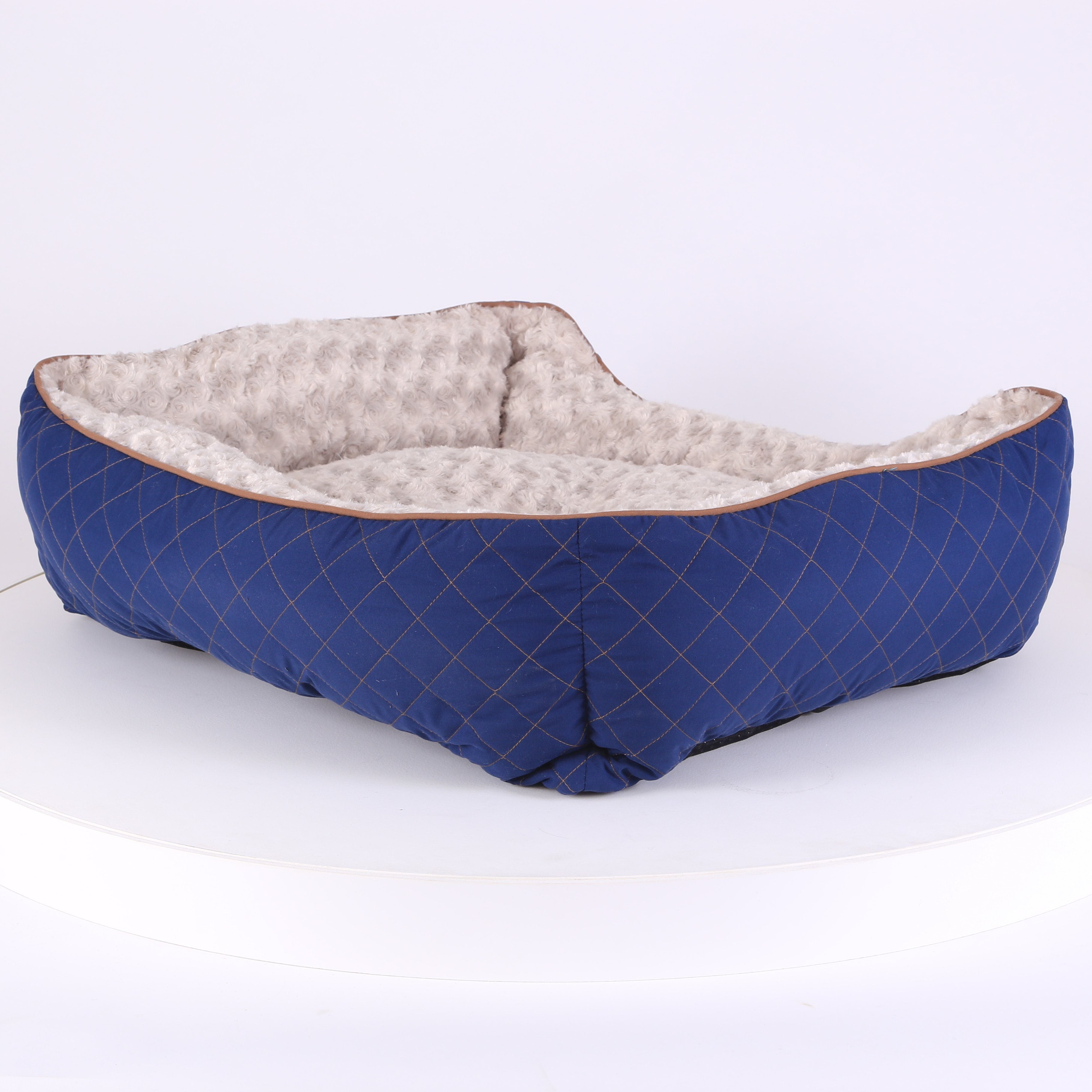 Wilton Box Dog Bed - Blue Dog Bed Scruffs®