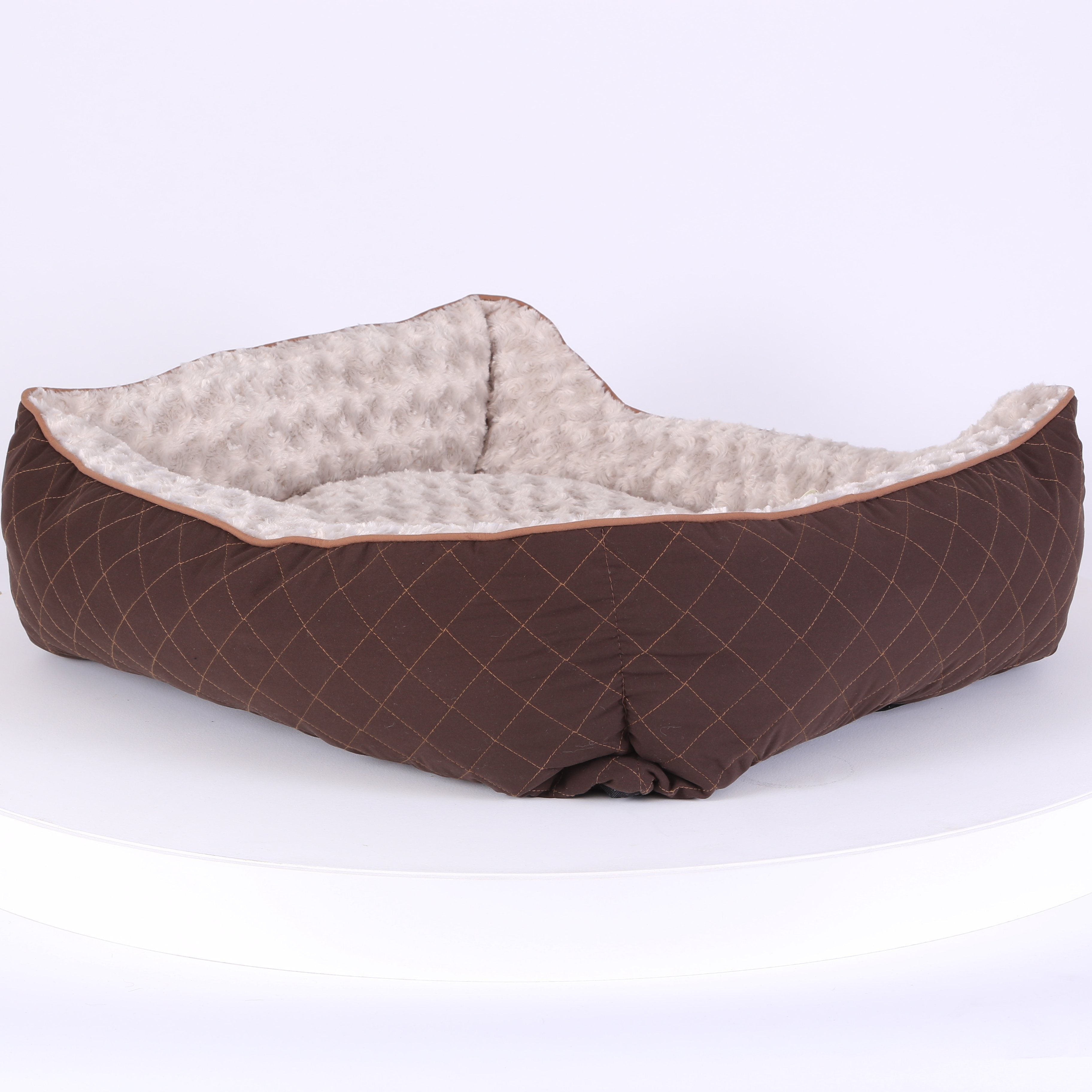 Wilton Box Dog Bed - Brown Dog Bed Scruffs®
