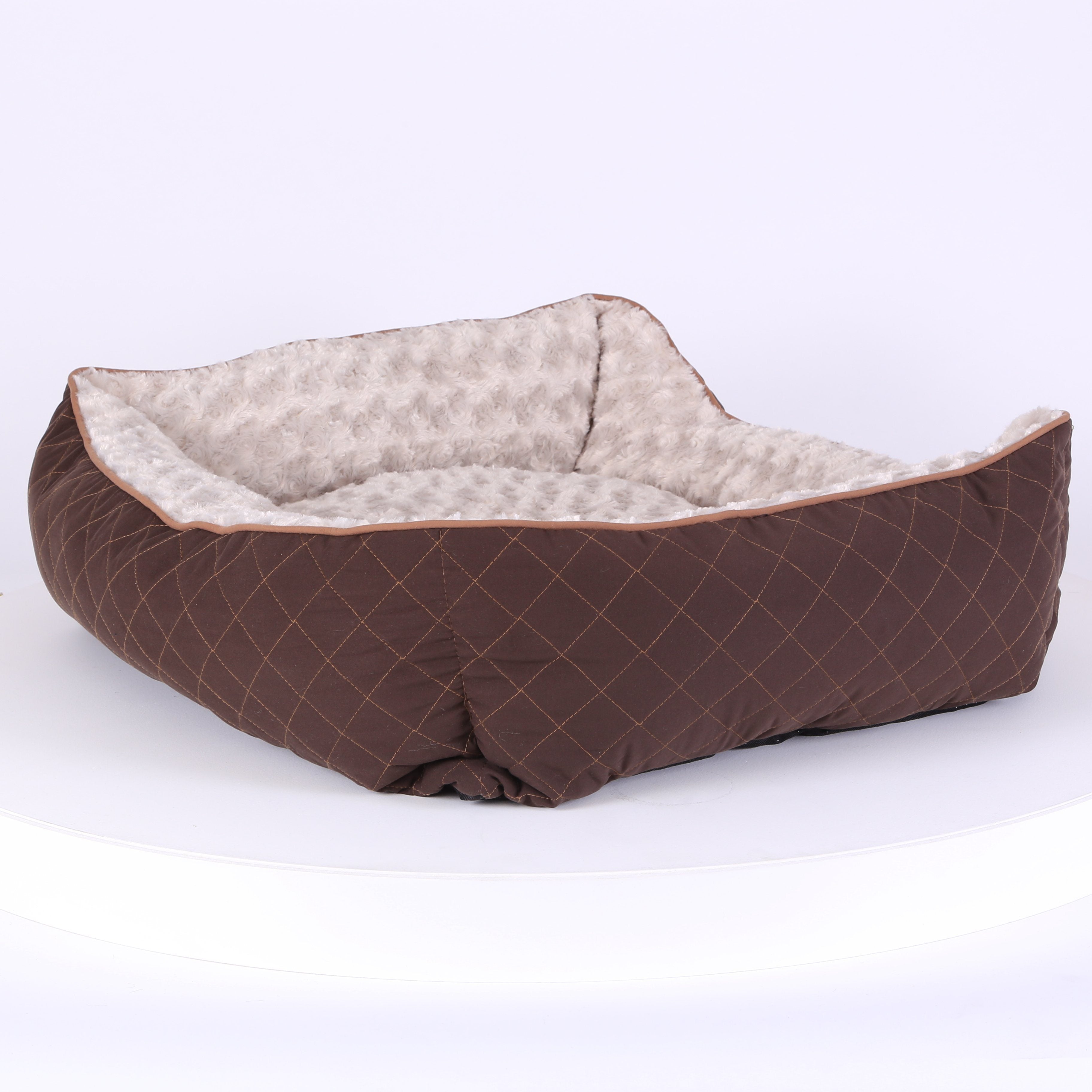 Wilton Box Dog Bed - Brown Dog Bed Scruffs®