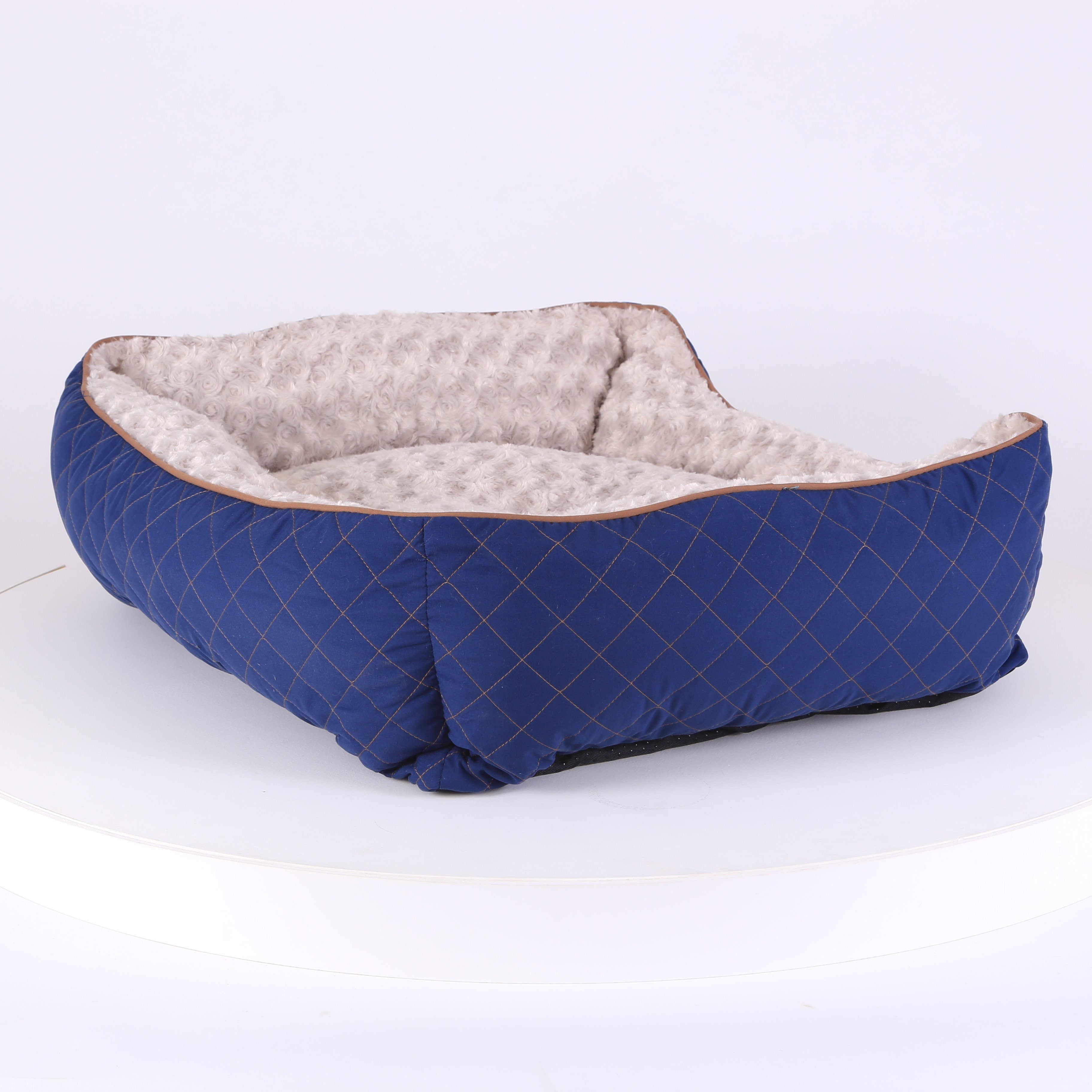Wilton Box Dog Bed - Blue Dog Bed Scruffs®