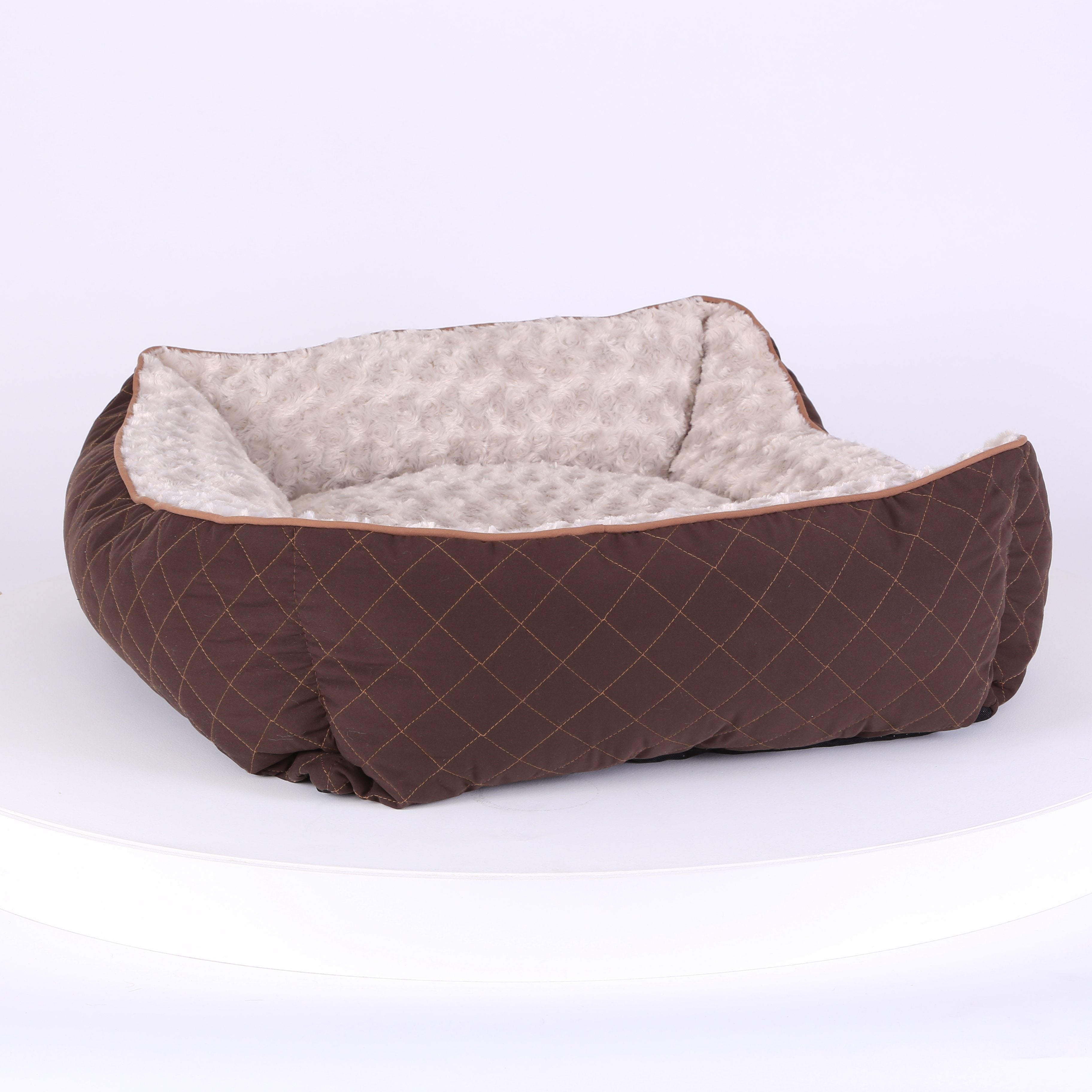 Wilton Box Dog Bed - Brown Dog Bed Scruffs®
