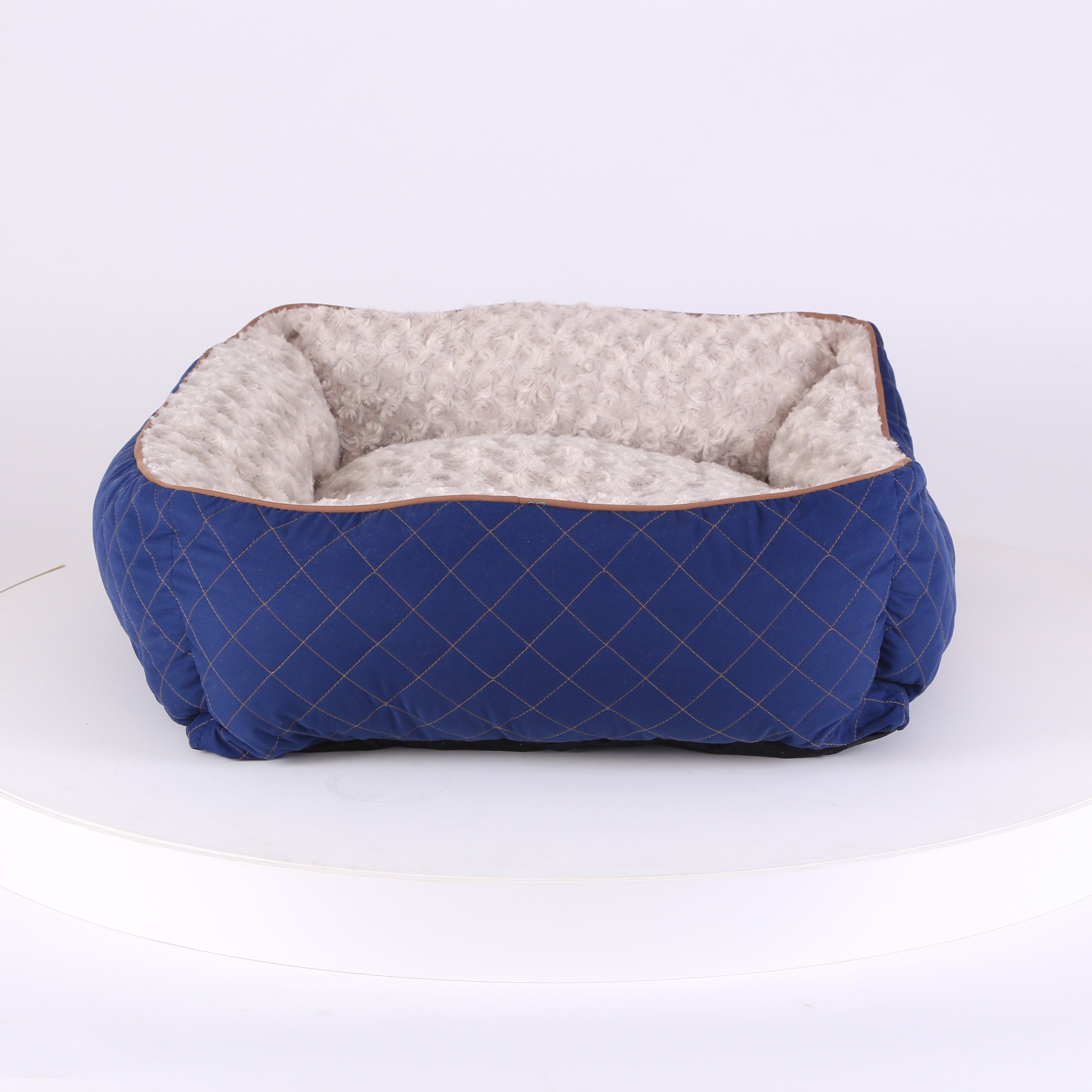 Wilton Box Dog Bed - Blue Dog Bed Scruffs®