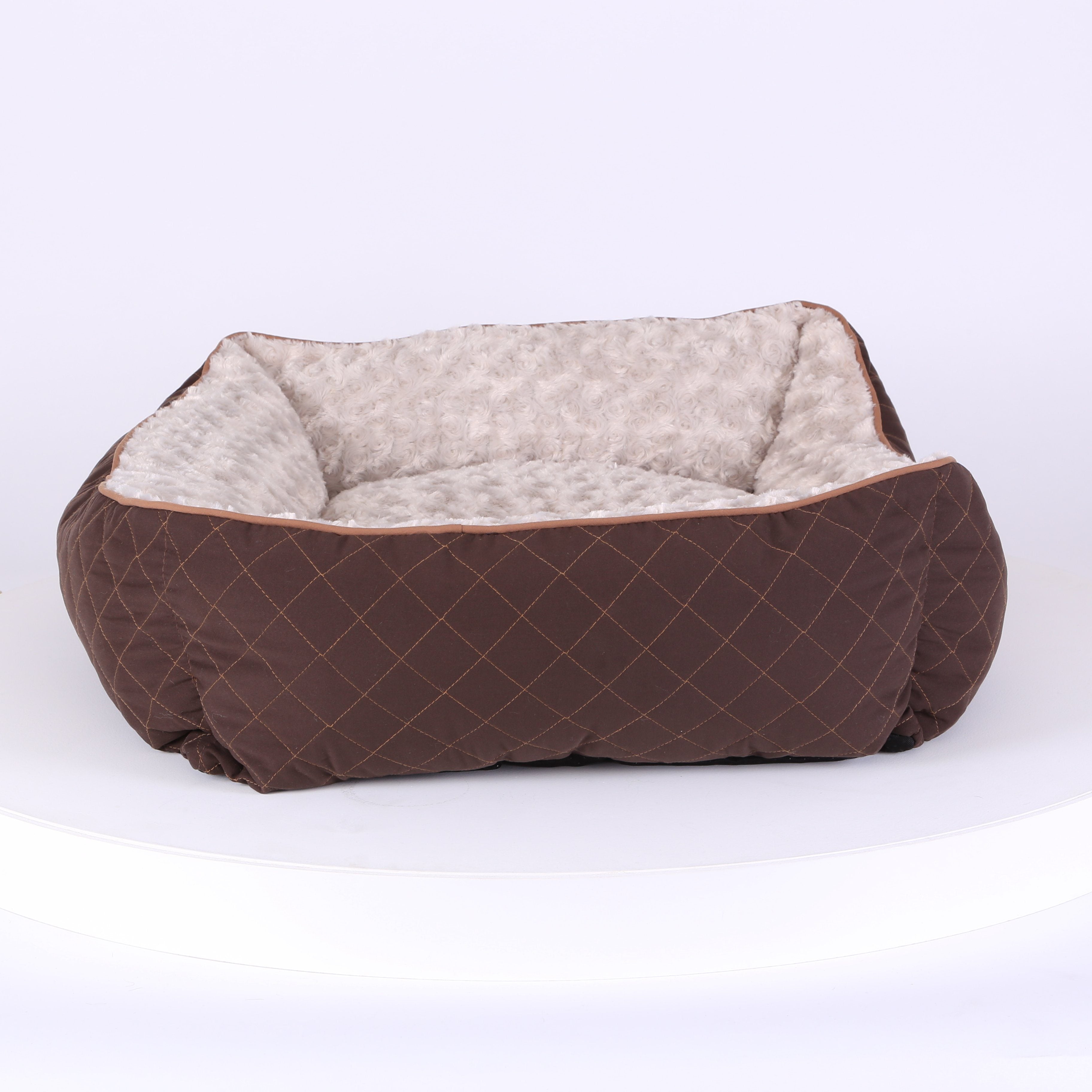 Wilton Box Dog Bed - Brown Dog Bed Scruffs®