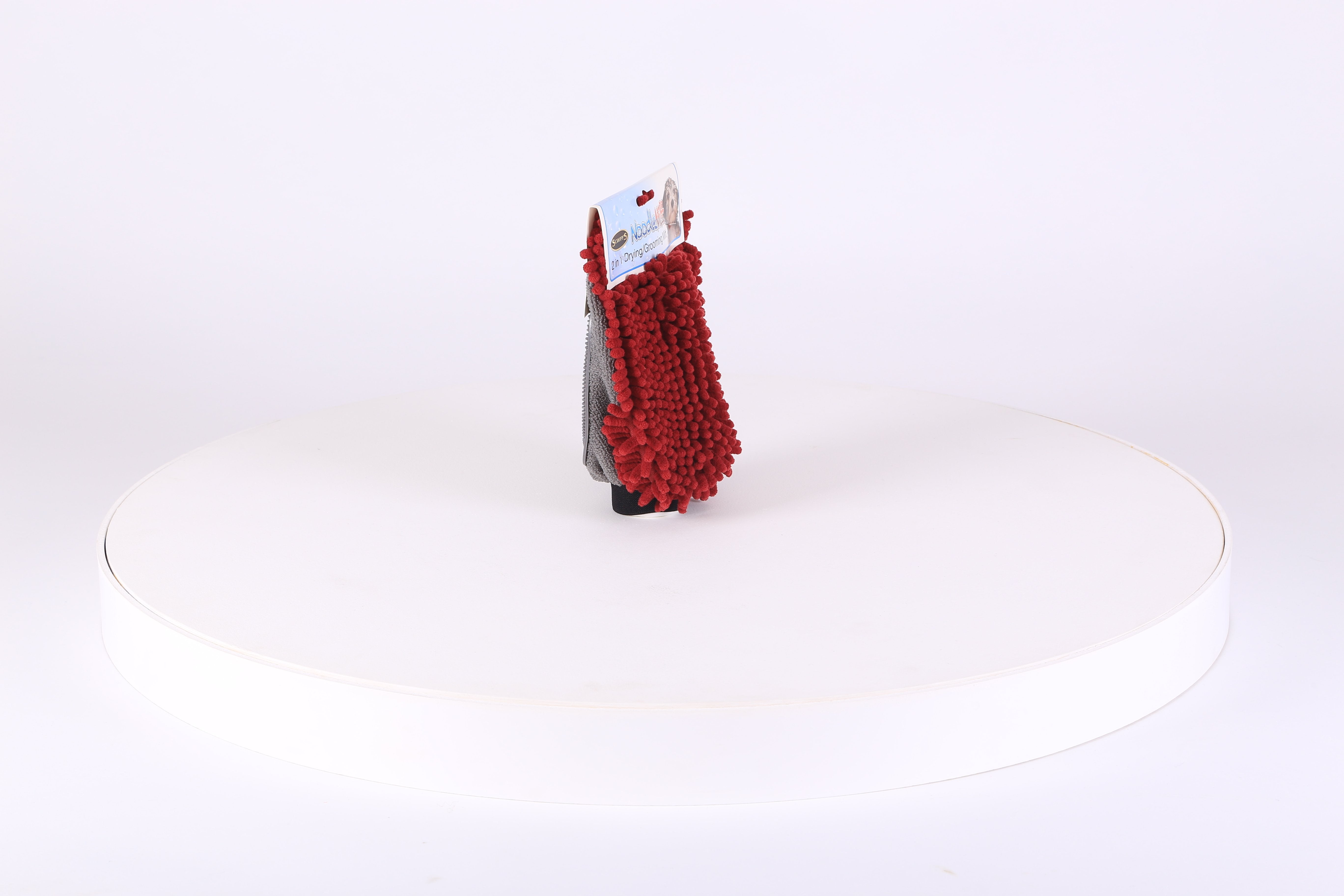 Noodle Dry Mitt - Burgundy Dog Grooming Scruffs® 
