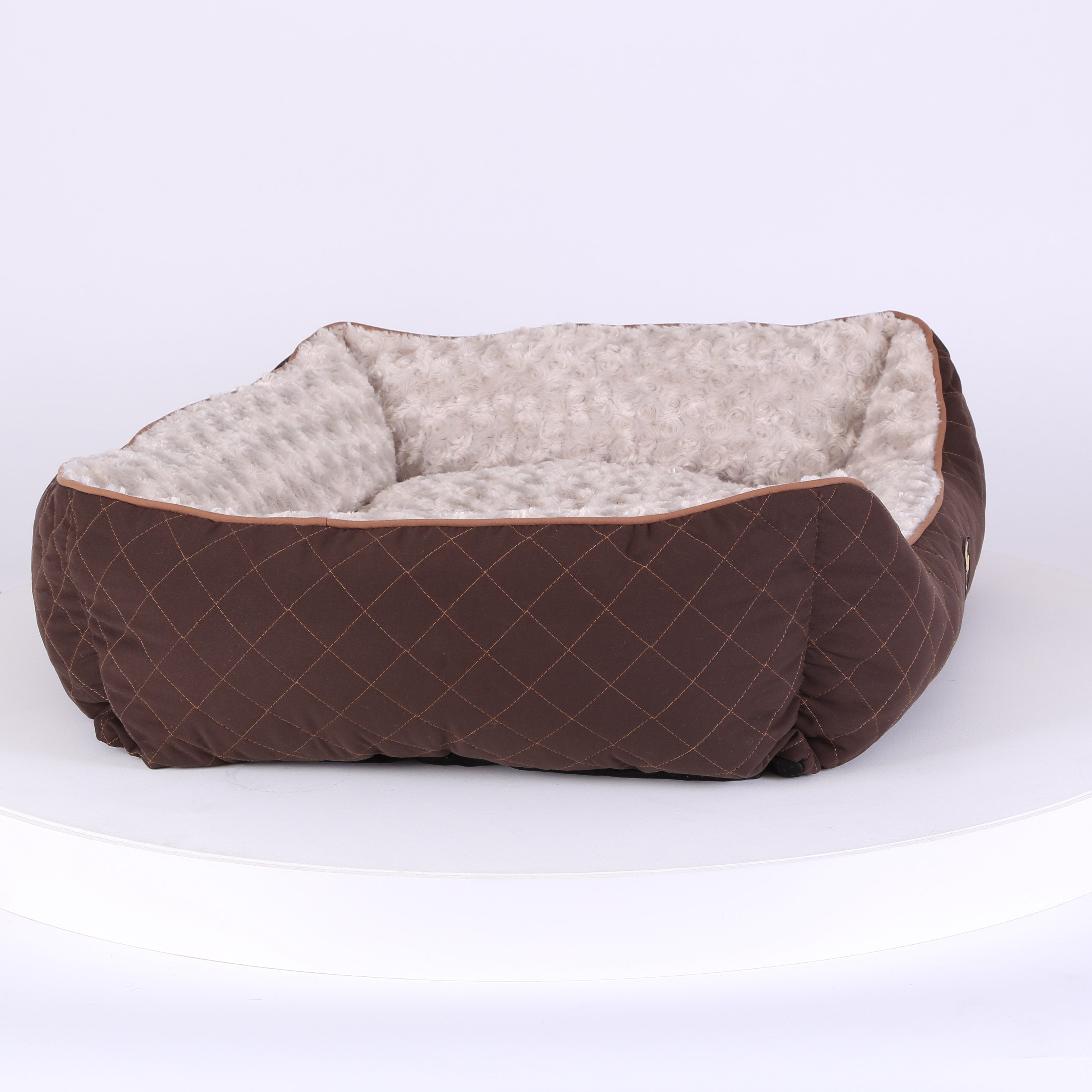 Wilton Box Dog Bed - Brown Dog Bed Scruffs®