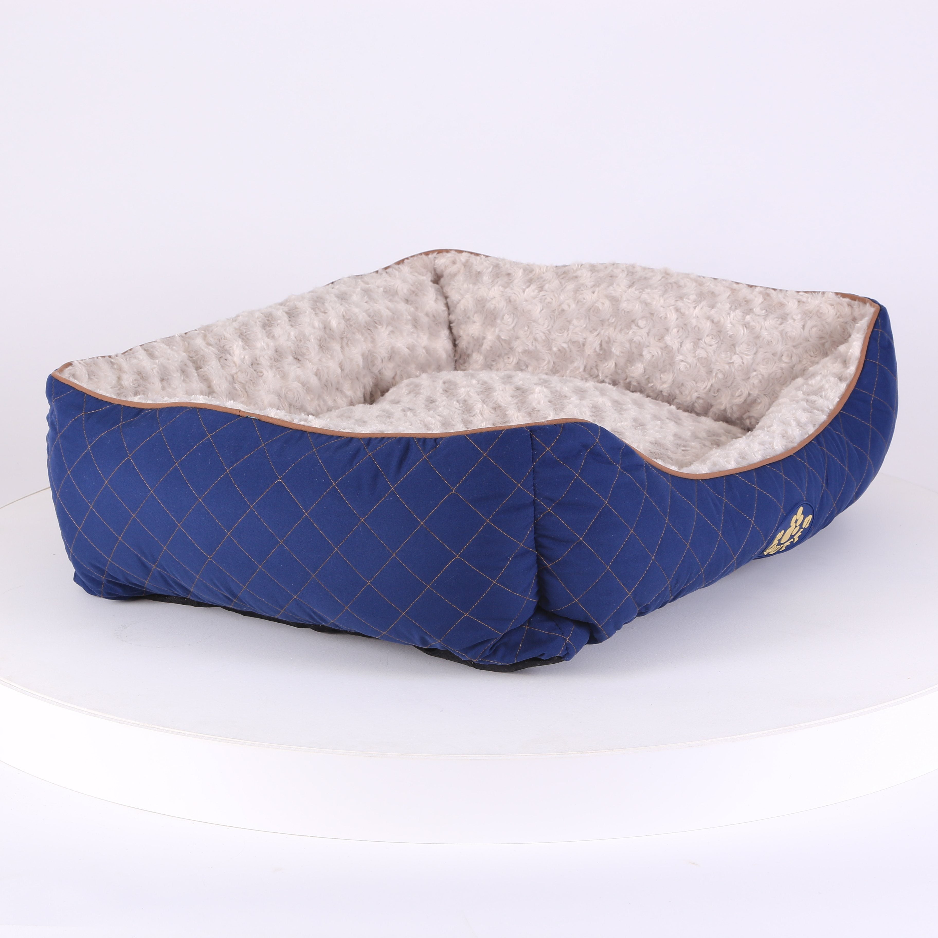 Wilton Box Dog Bed - Blue Dog Bed Scruffs®