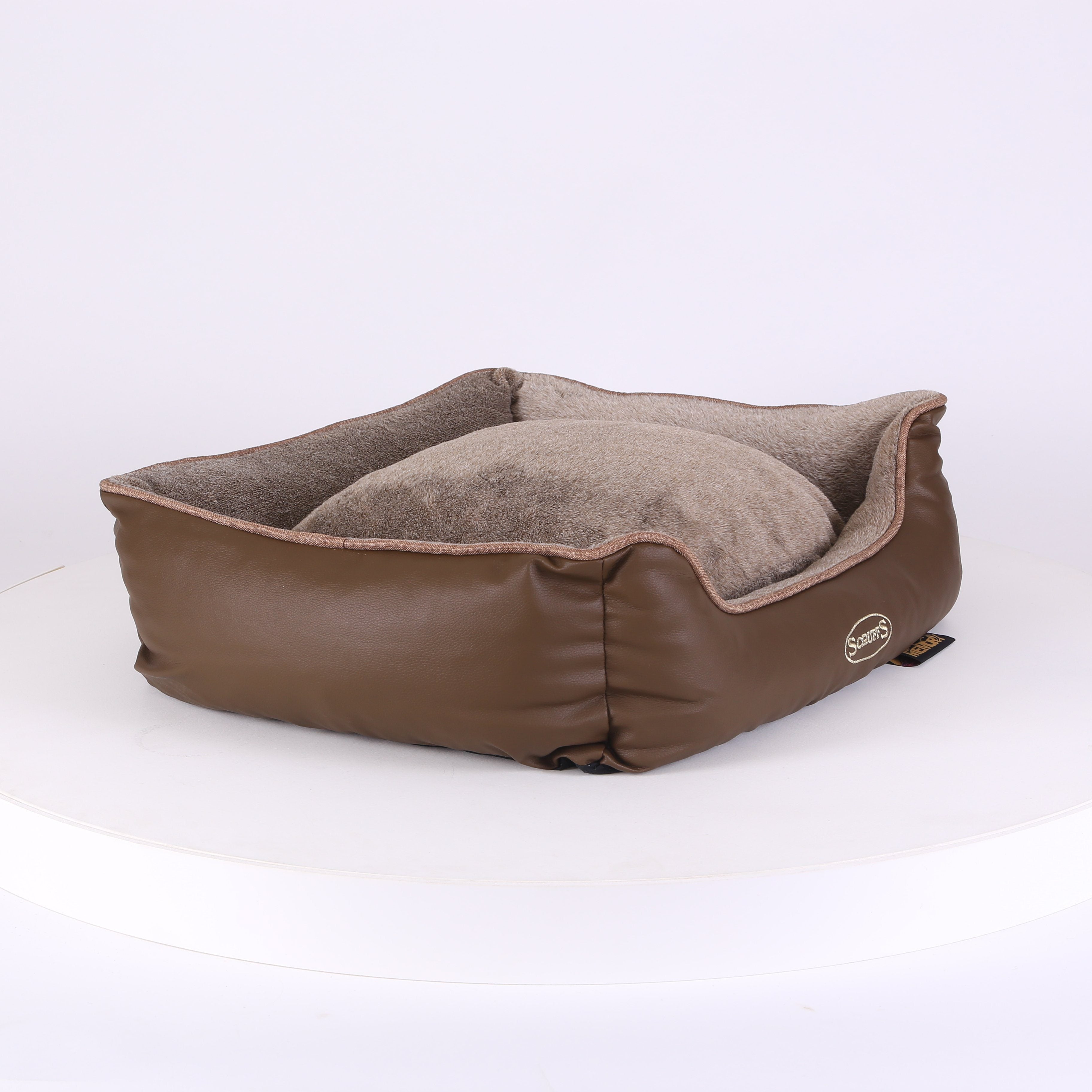 Chateau Box Bed - Latte Dog Bed Scruffs®