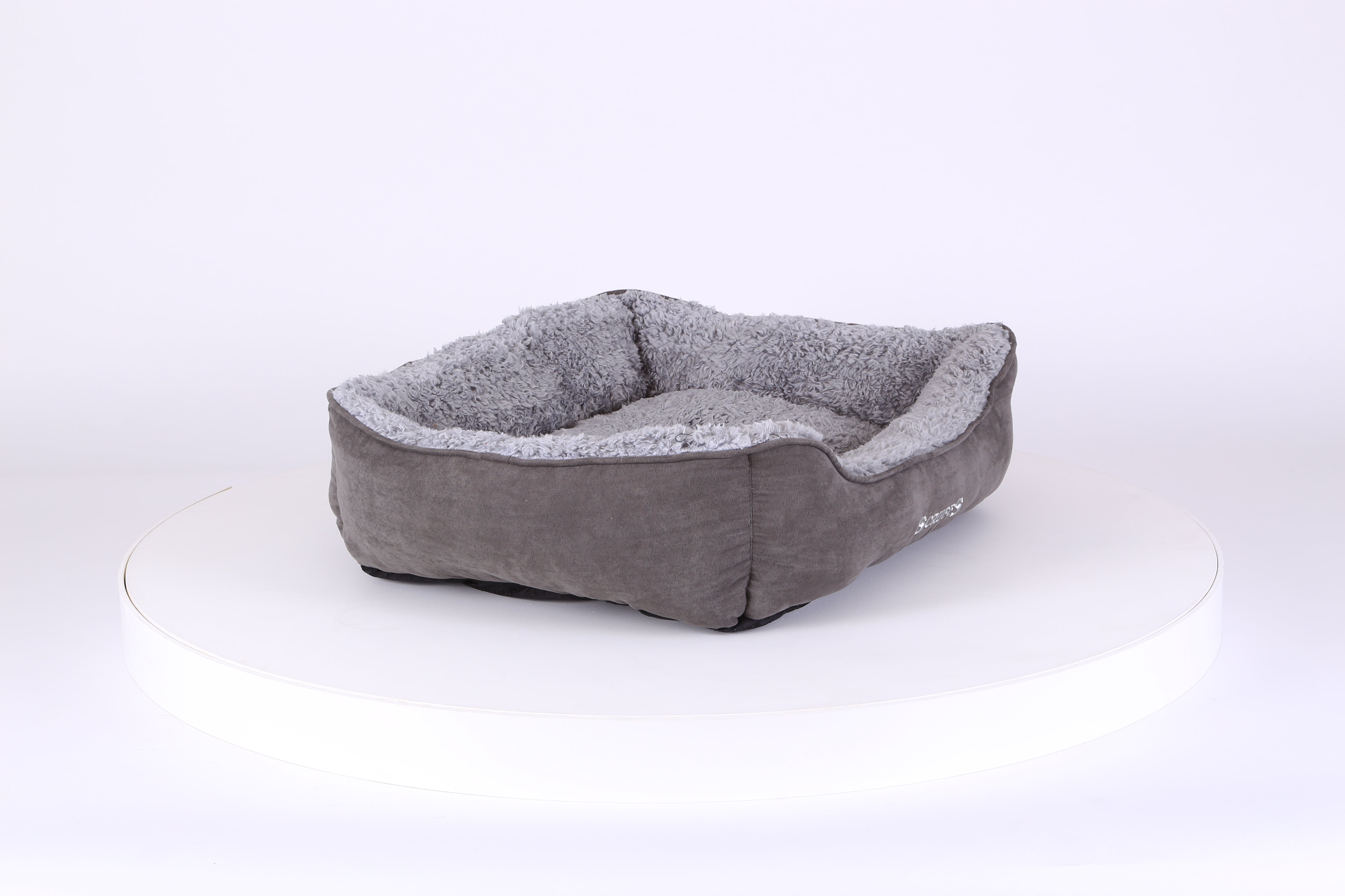Cosy Soft-Walled Dog Bed - Grey Dog Bed Scruffs® 