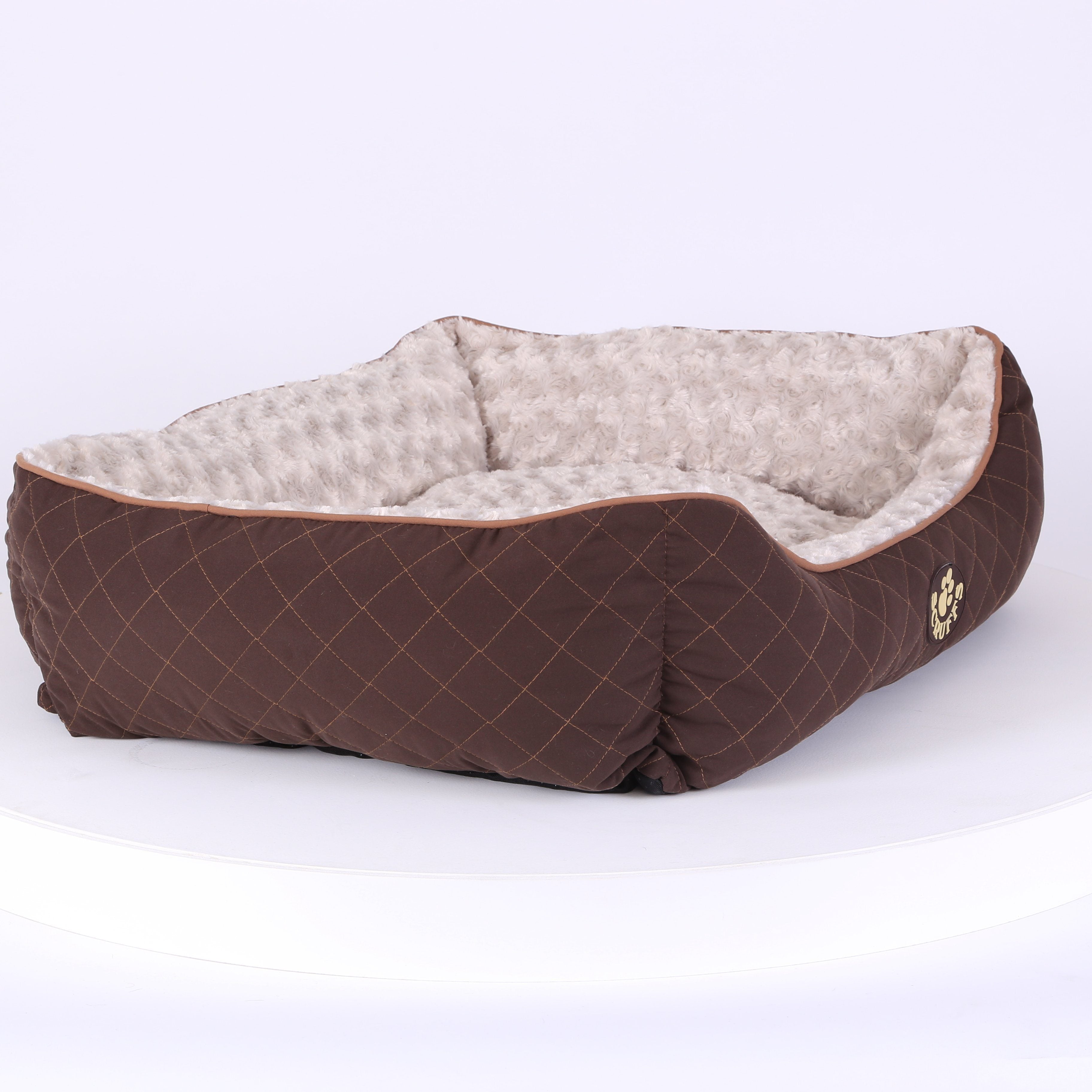 Wilton Box Dog Bed - Brown Dog Bed Scruffs®