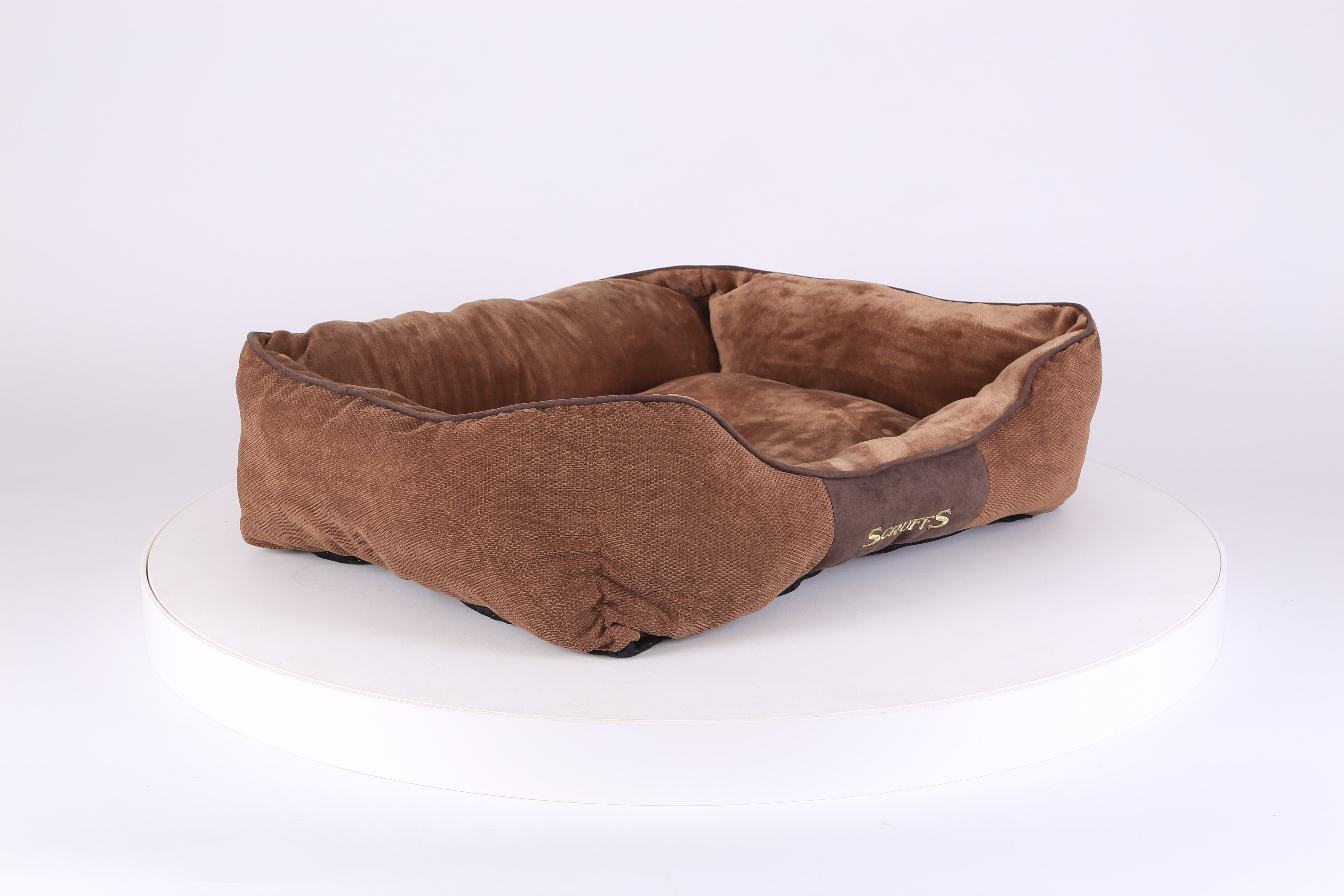 Chester Box Dog Bed - Chocolate Brown Dog Bed Scruffs® 
