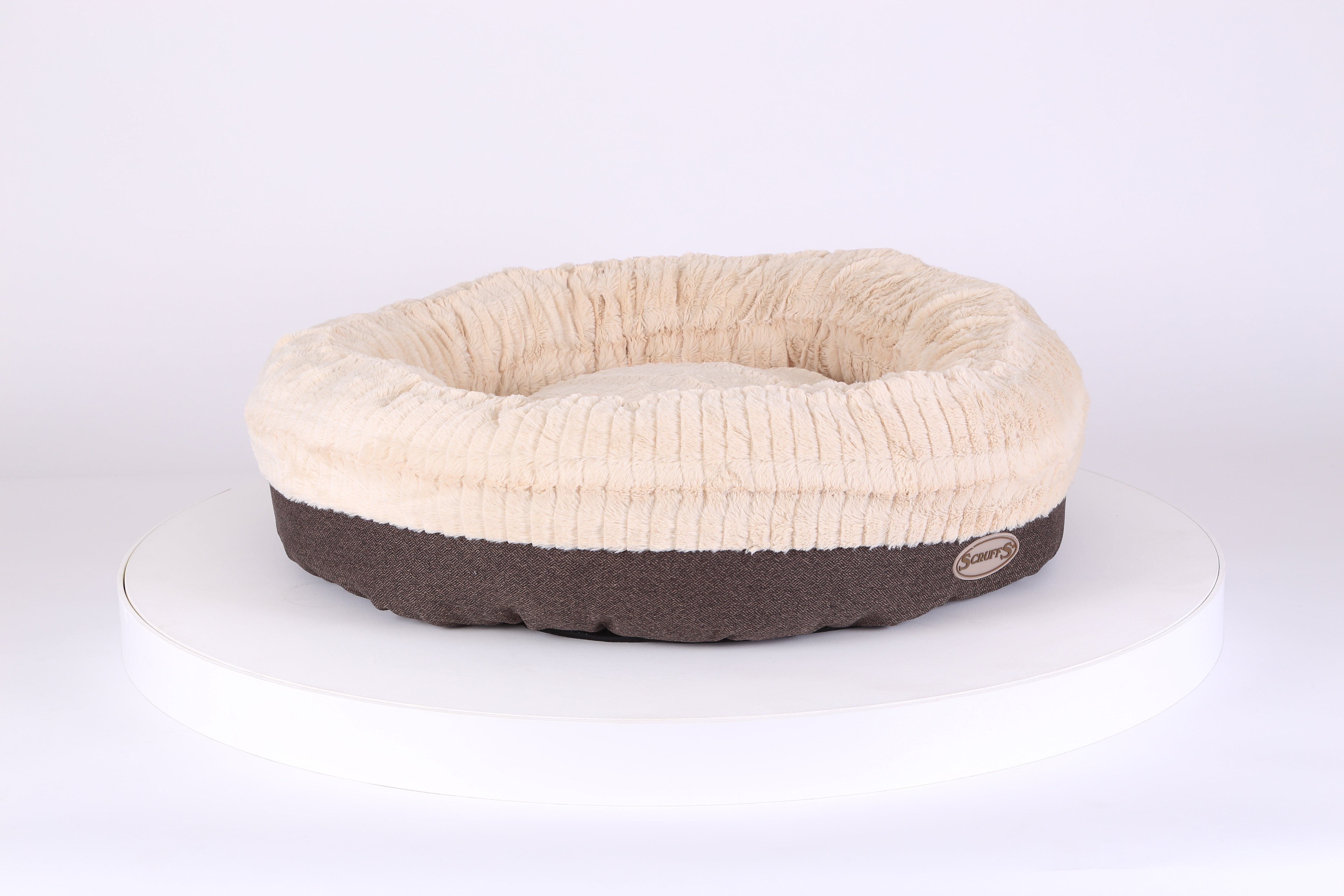 Ellen Donut Bed - Grey Dog Bed Scruffs® 