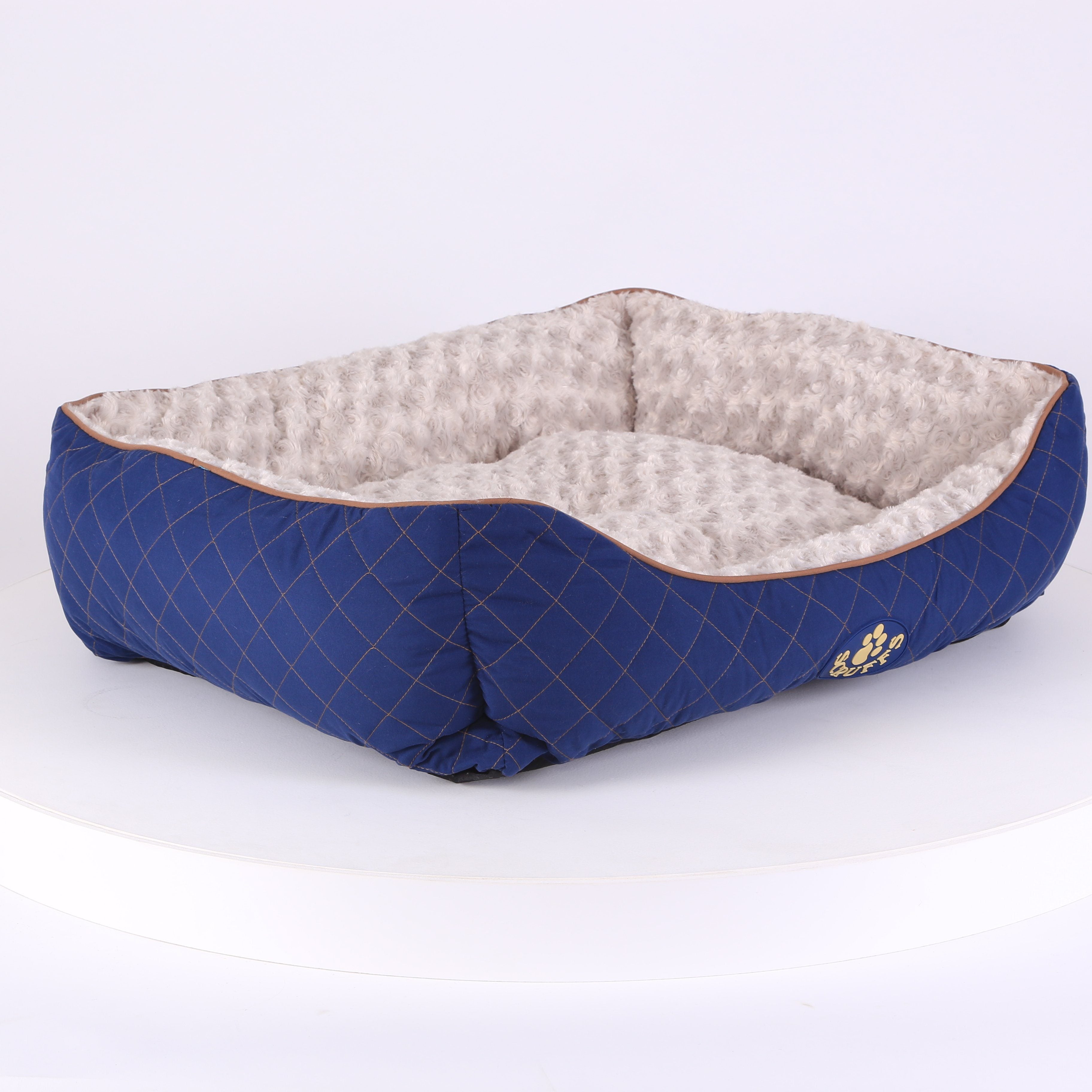 Wilton Box Dog Bed - Blue Dog Bed Scruffs®