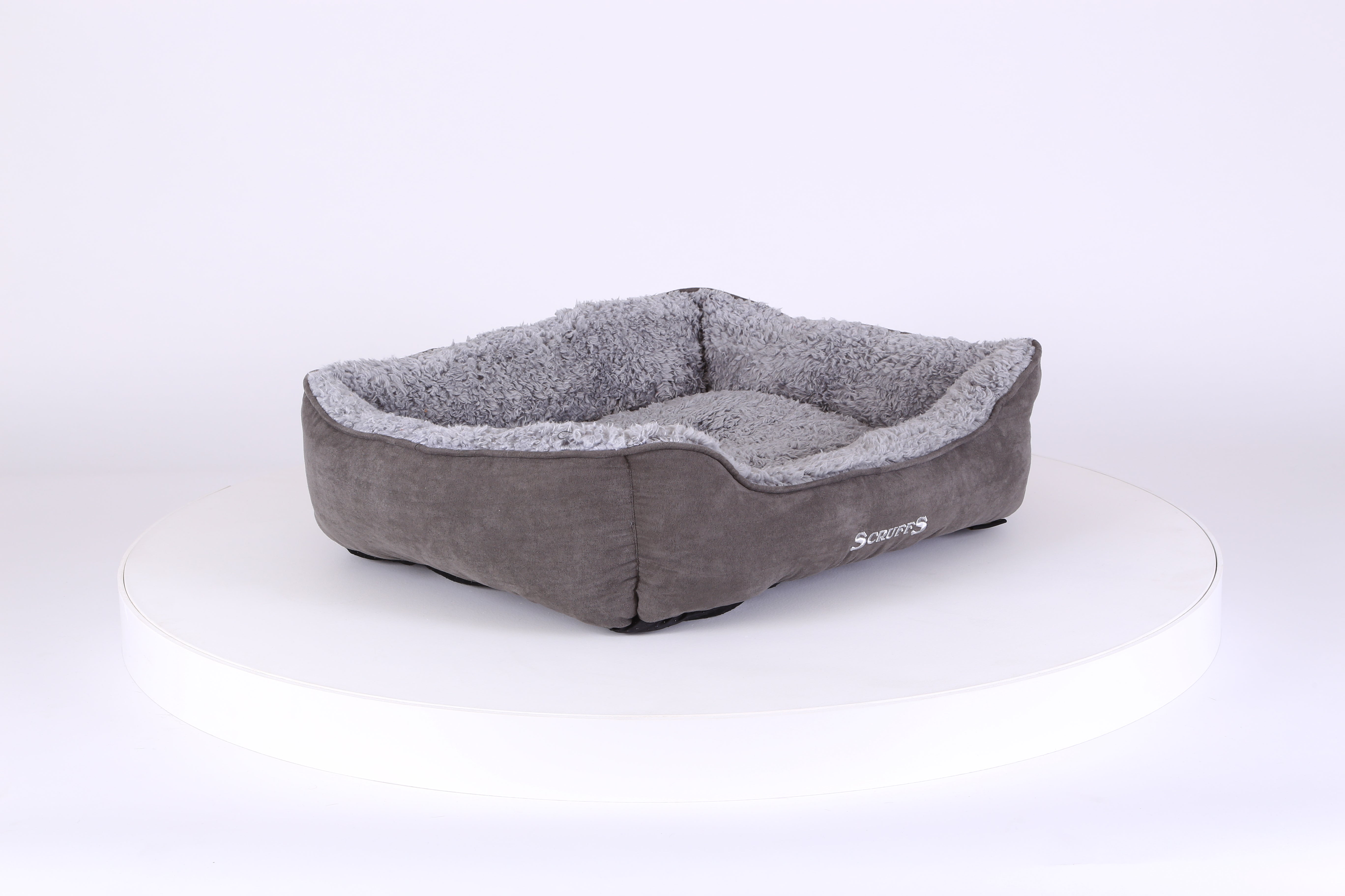 Cosy Soft-Walled Dog Bed - Grey Dog Bed Scruffs® 