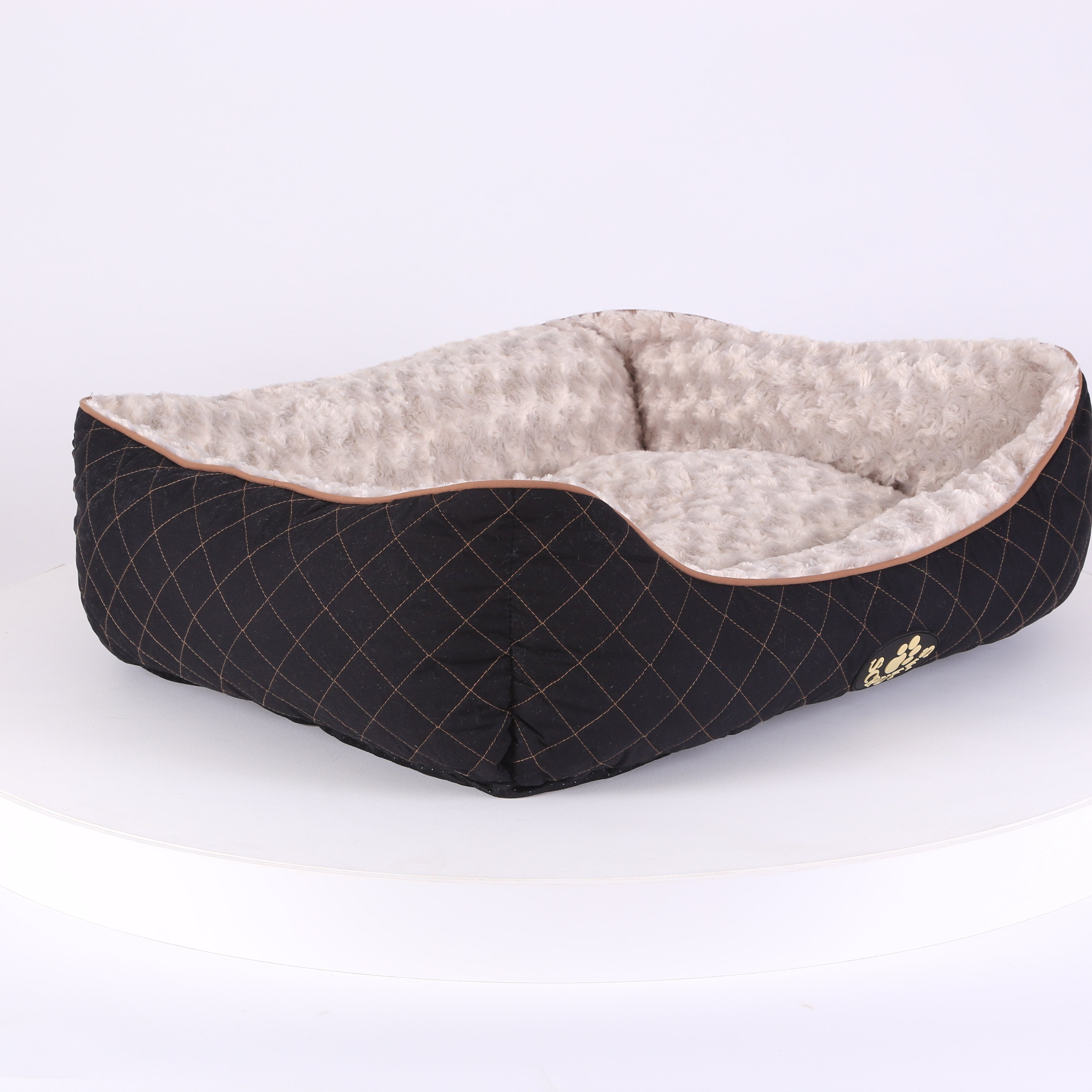 Wilton Box Dog Bed - Black Dog Bed Scruffs®