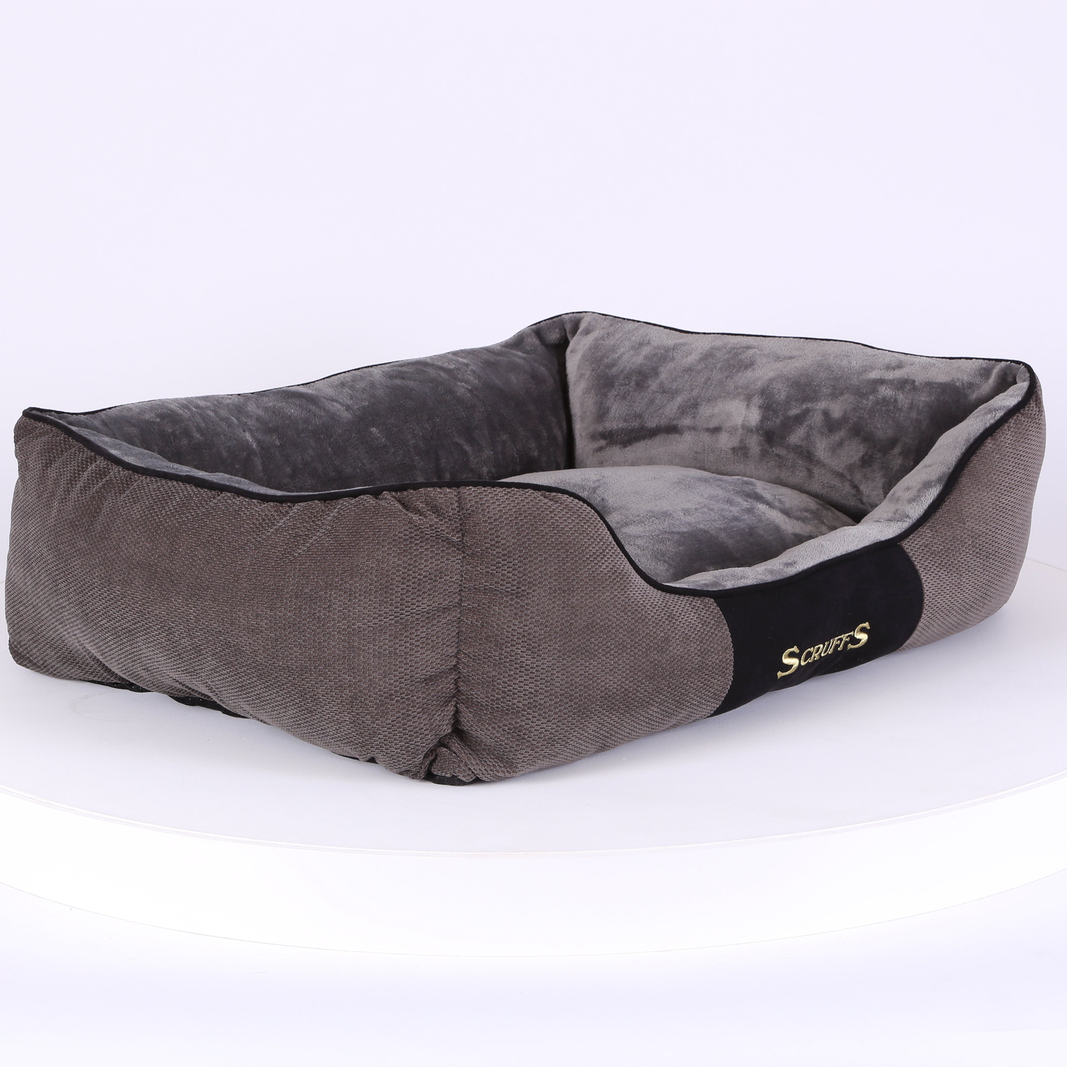 Chester Box Dog Bed - Graphite Grey Dog Bed Scruffs®