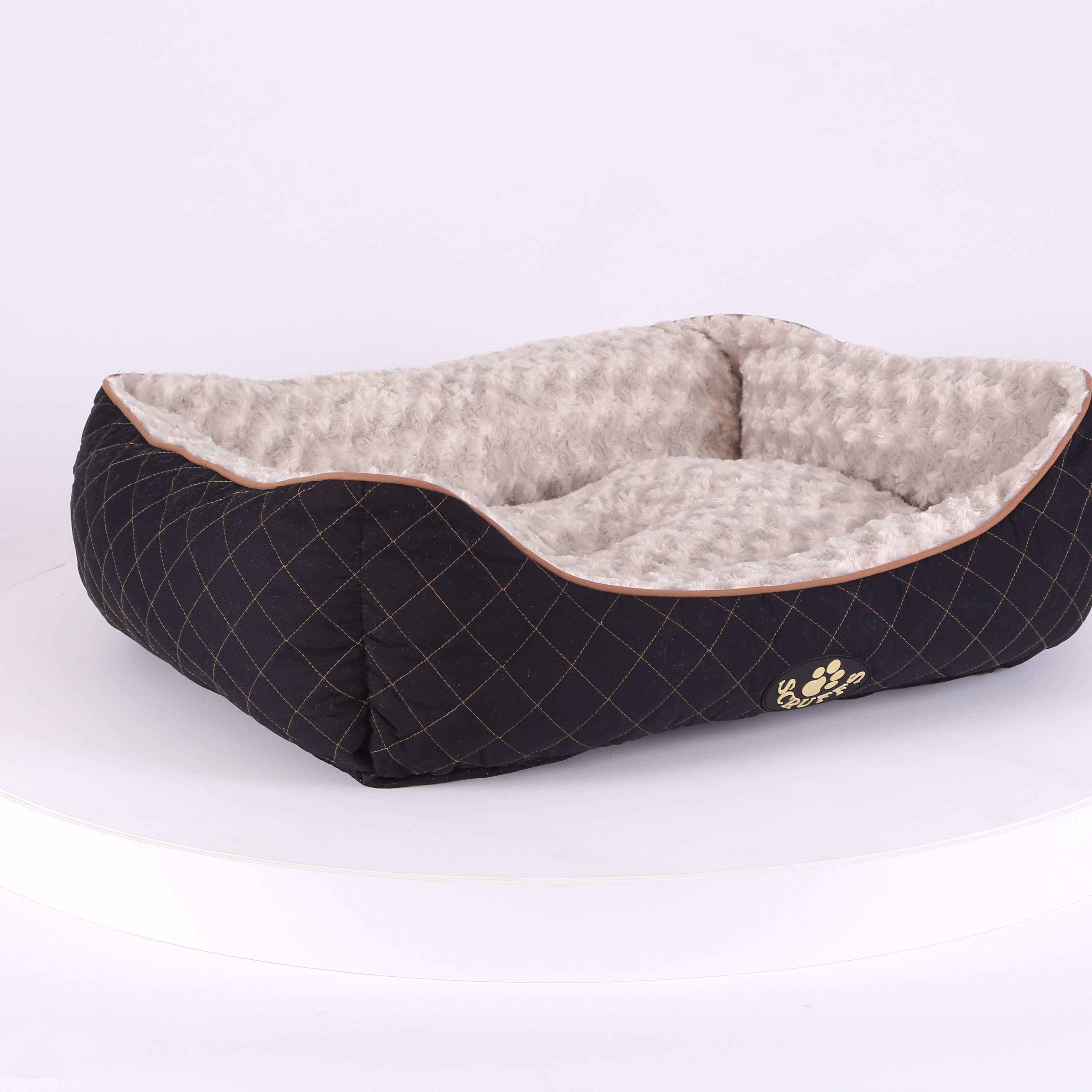 Wilton Box Dog Bed - Black Dog Bed Scruffs®