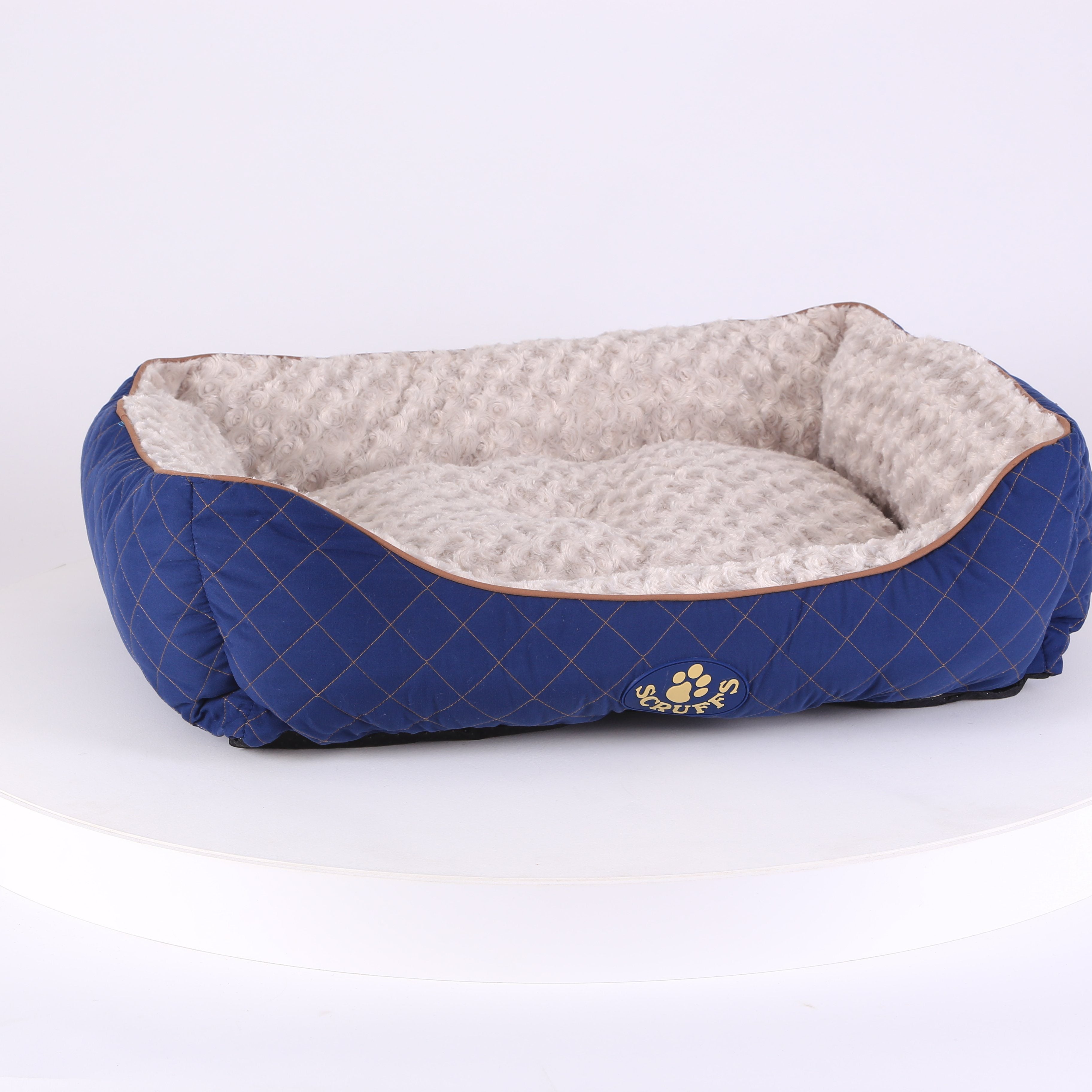 Wilton Box Dog Bed - Blue Dog Bed Scruffs®