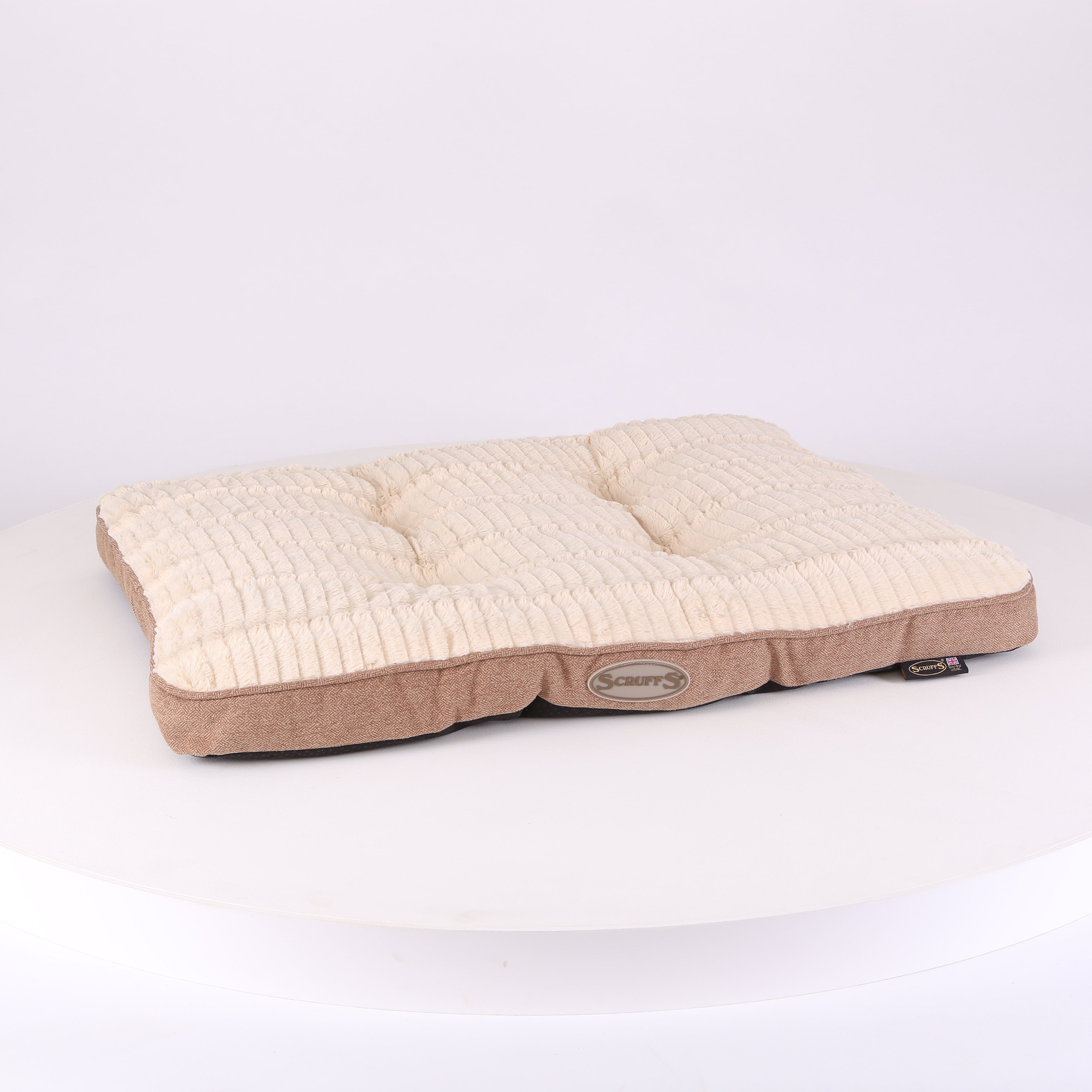 Ellen Dog Mattress - Tan Dog Bed Scruffs®