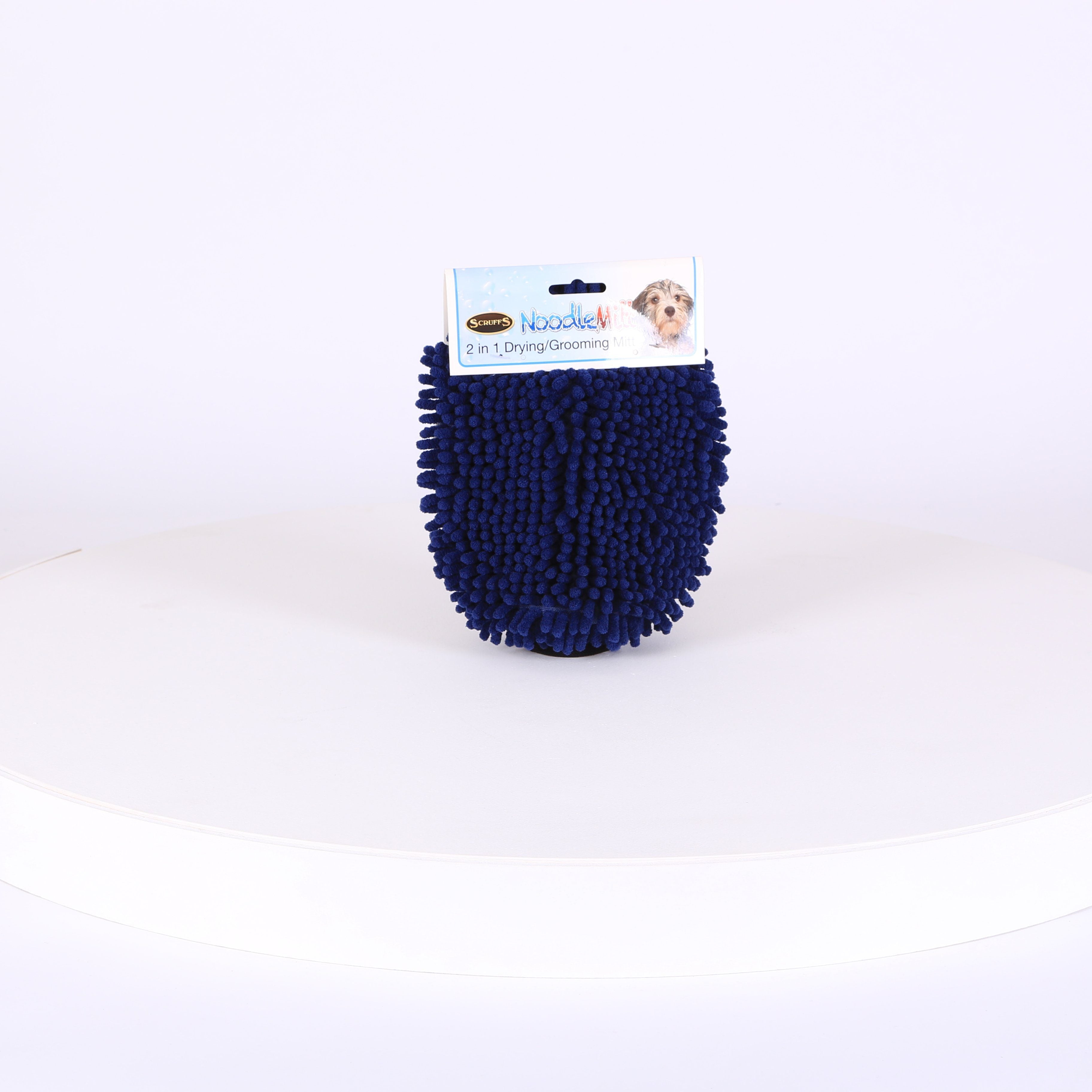 Noodle Dry Mitt - Blue Dog Grooming Scruffs®
